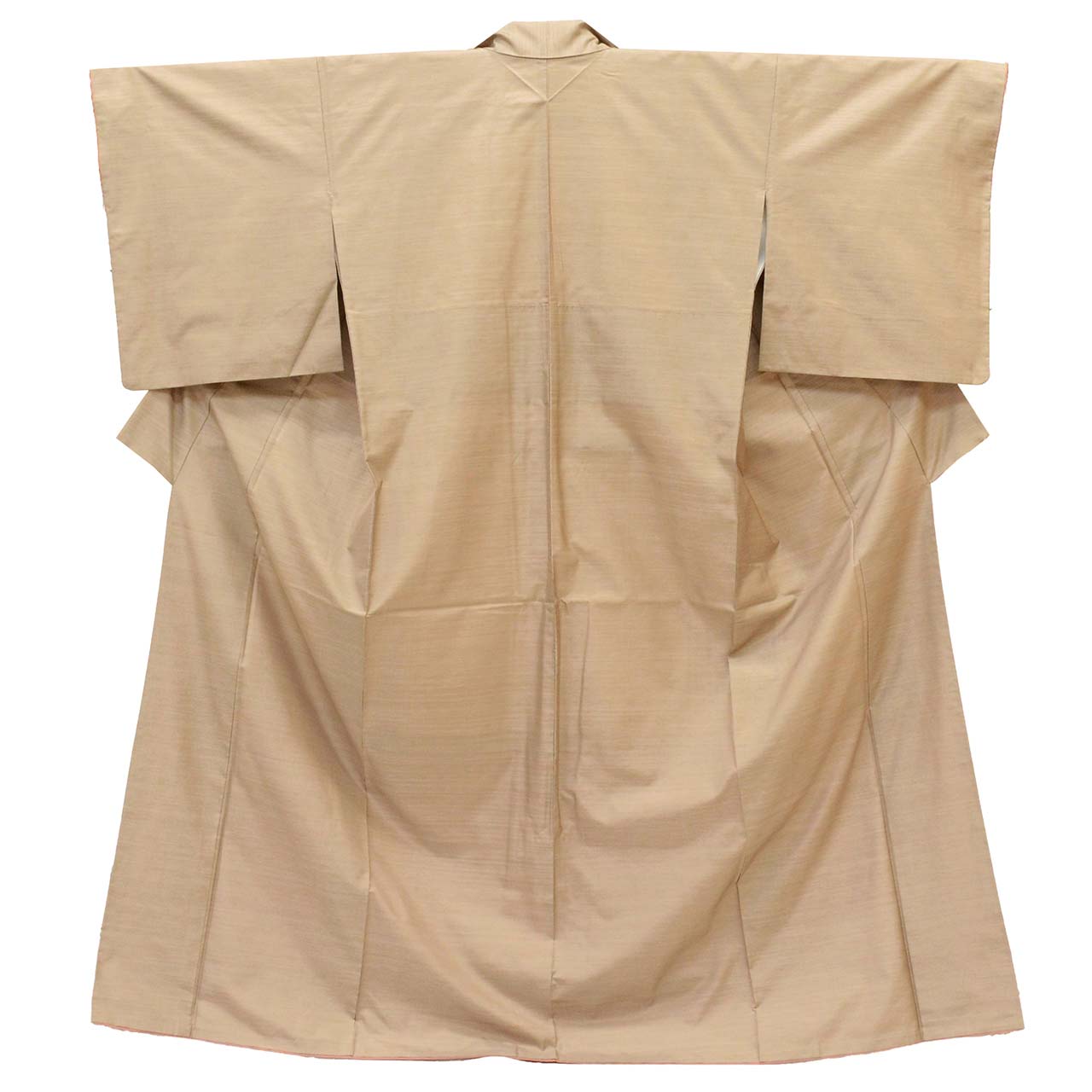 Vintage Japanese Kimono | Oshima Tsumugi | Brown Silk | Kasuri Pattern | Size M | Sustainable | uu1217b