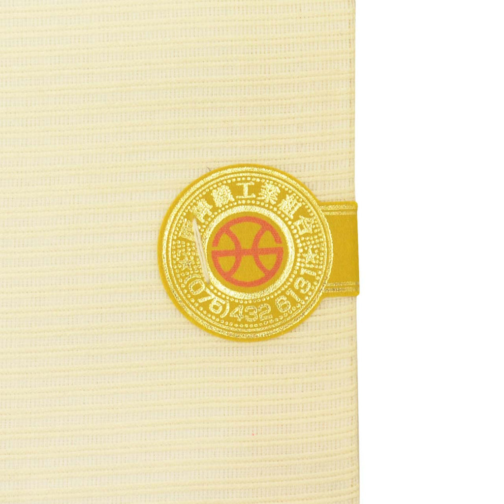 Vintage Japanese Obi | Summer Nagoya Obi | Cream Mixed Weave Ro | Autumn Botanical | Nishijin Certified | Sustainable | uu1261b