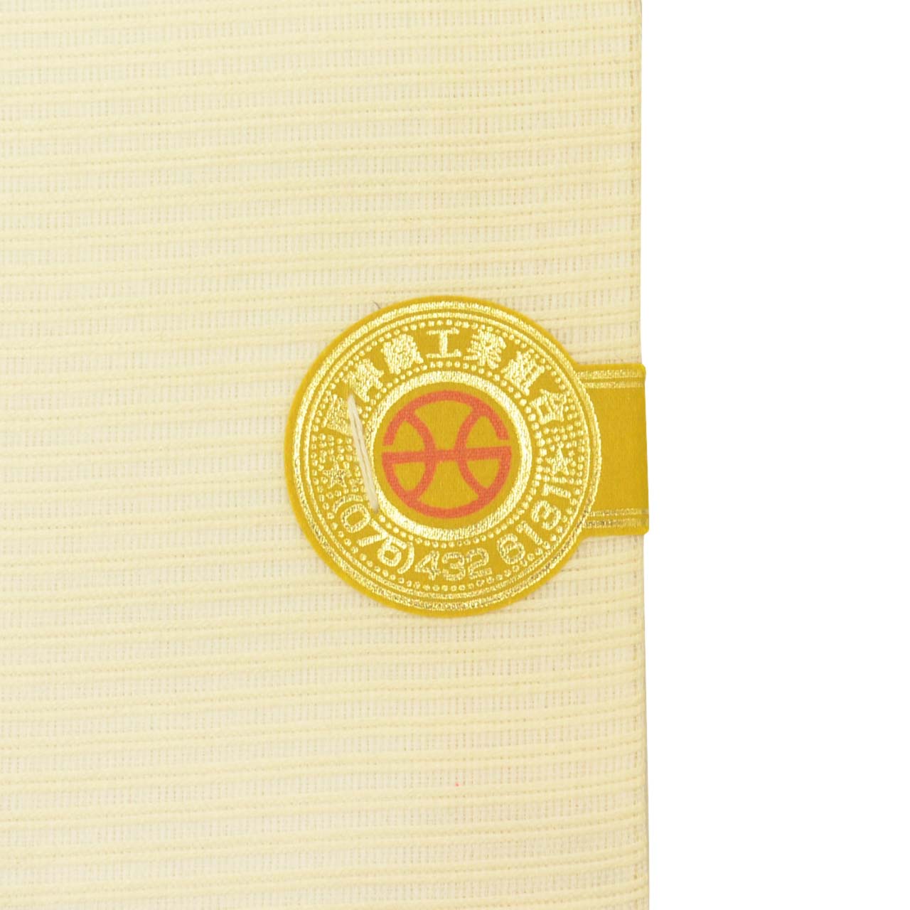 Vintage Japanese Obi | Summer Nagoya Obi | Cream Mixed Weave Ro | Autumn Botanical | Nishijin Certified | Sustainable | uu1261b