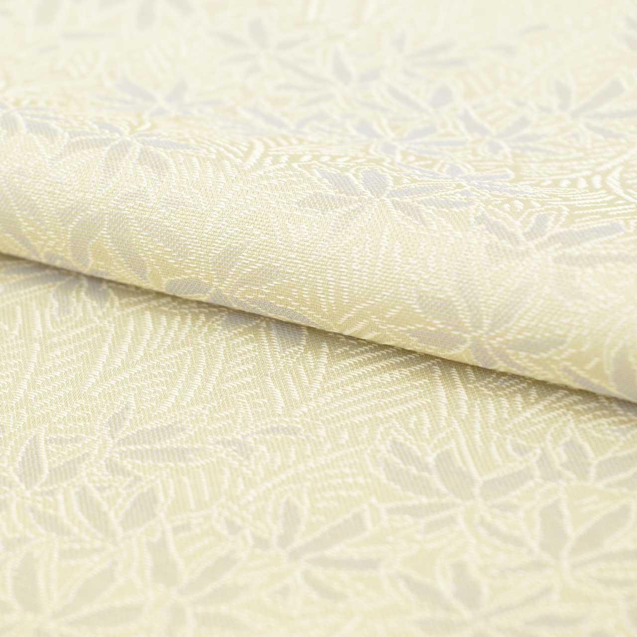 Vintage Japanese Kimono | Omeshi | Gray Silk | Leaf Pattern | Dounuki Lining | Size M | Sustainable | uu1270b