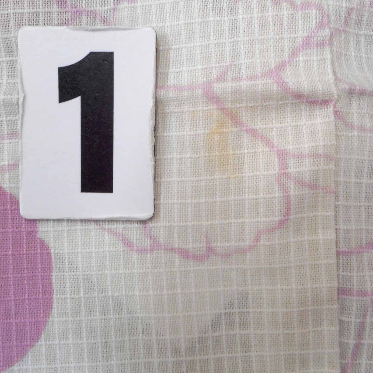 Vintage Japanese Yukata | Women's Yukata | Cream Cotton Koubai | Peony Pattern | Size L | Sustainable | uu1289b