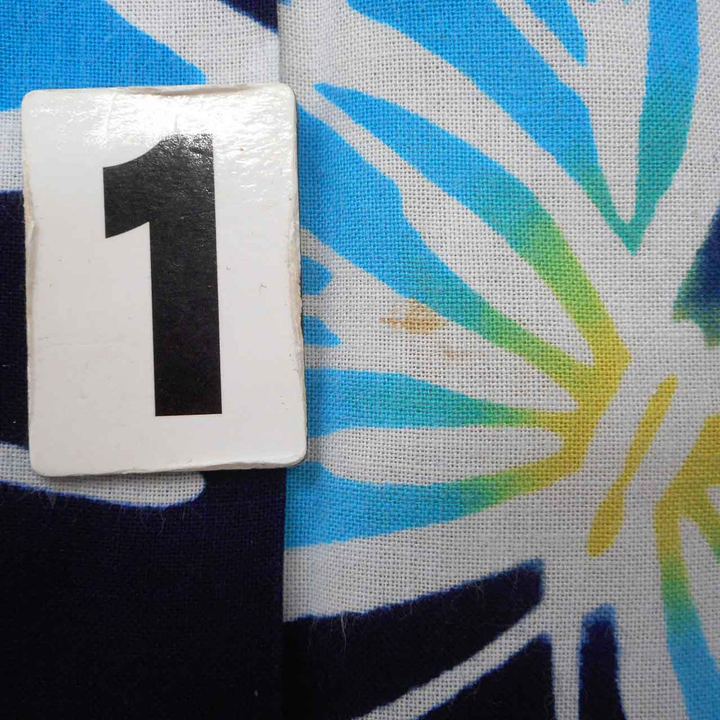 Vintage Japanese Yukata | Women's Yukata | Navy Cotton | Butterfly Kasuri Pattern | Koma-ji Chuzome | Size M | Sustainable | uu1369b