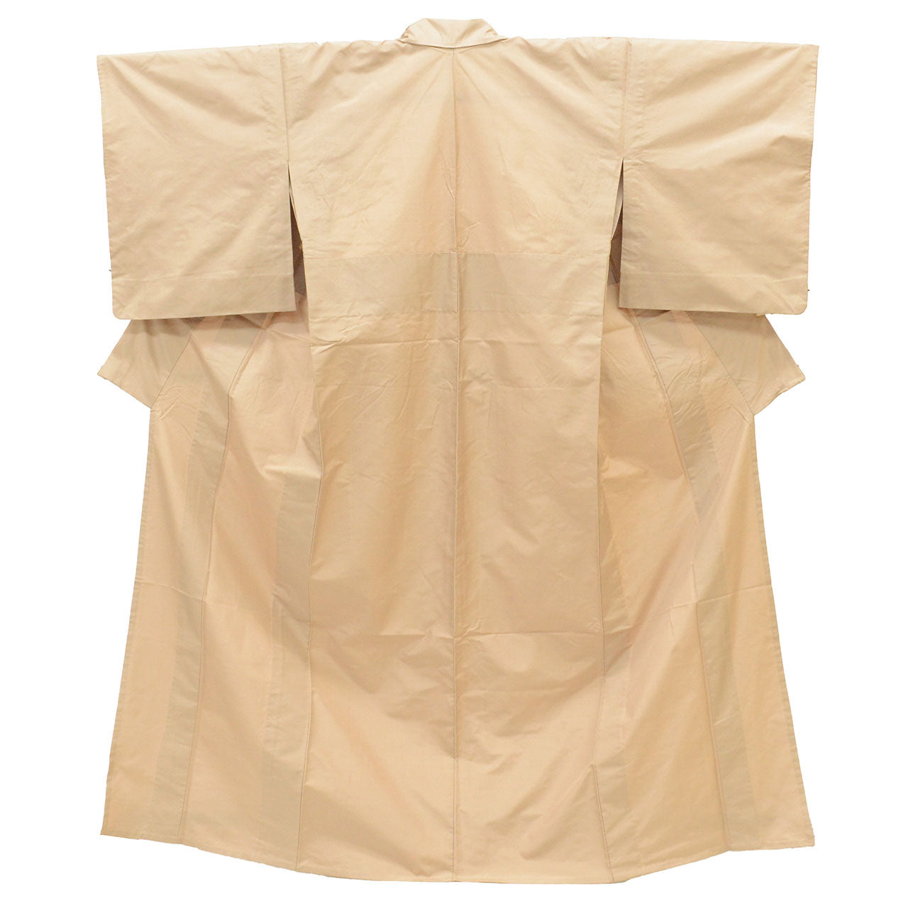 [Used] Recycled Kimono, Hakusan Tsumugi Silk, Unlined, Ready-made, Sleeve Length 65.0cm (25.6in), Body Length 156.5cm (61.6in), Size M, Brownish Tone, uu1376b 