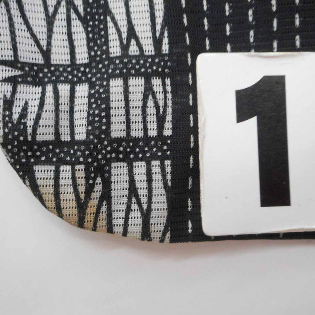 Vintage Japanese Kimono | Summer Komon | Gray Synthetic Ro | Kasuri Stripe | Washable | Petite Size S | Sustainable | uu1409b