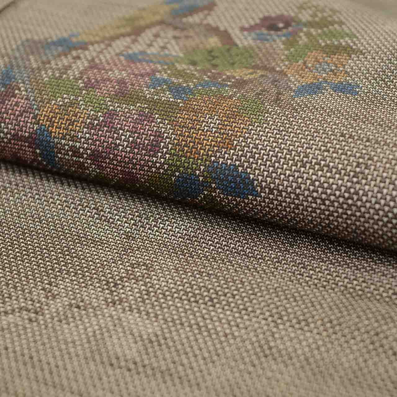 Vintage Japanese Kimono | Oshima Tsumugi | Brown Silk | Floral | Mud-dyed | 9-thread | Kata-su | Petite Size S | Sustainable | uu1440b
