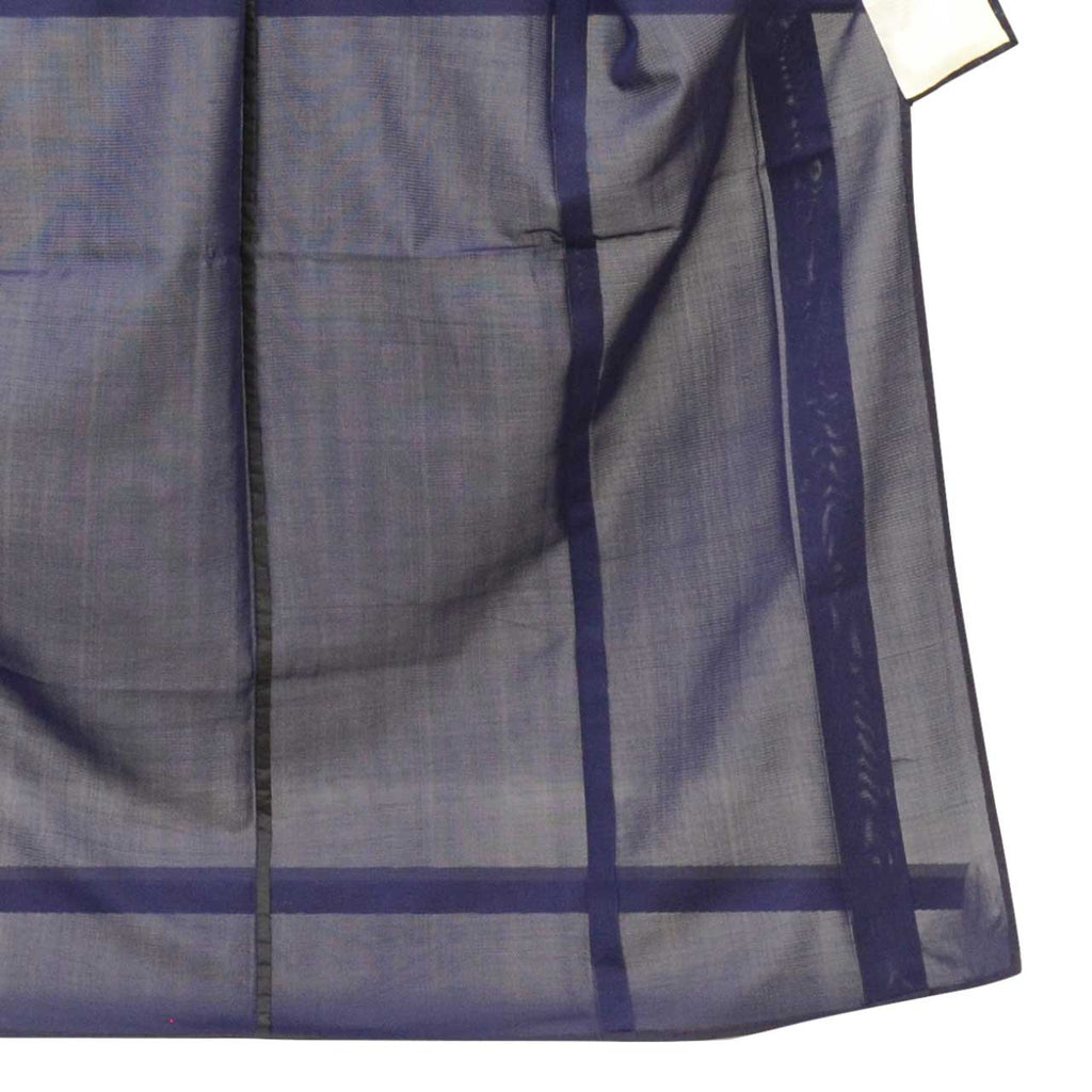 Vintage Japanese Kimono | Summer Iro-Muji | Purple Silk Ro | One Crest | Size L-L | Sustainable | uu1498b