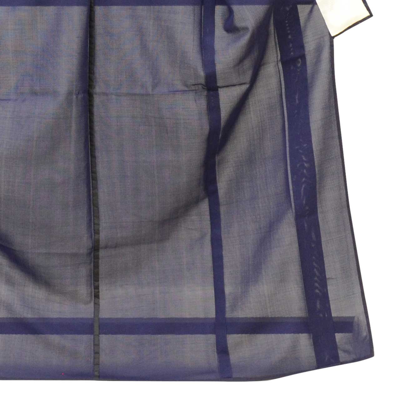 Vintage Japanese Kimono | Summer Iro-Muji | Purple Silk Ro | One Crest | Size L-L | Sustainable | uu1498b