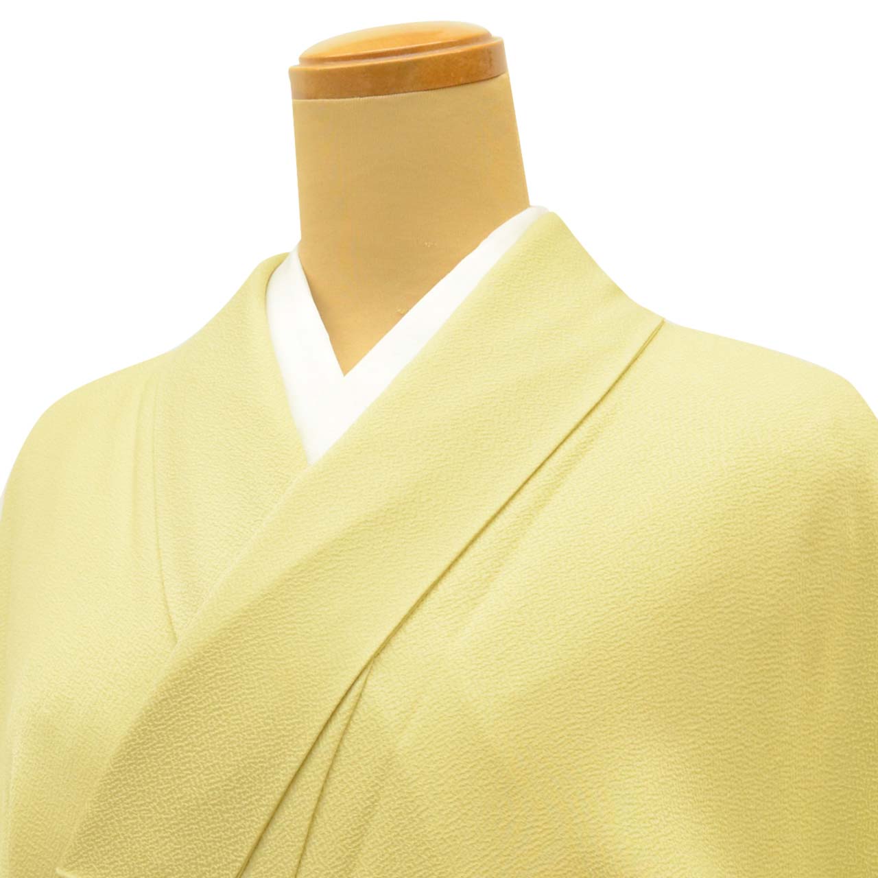 Vintage Japanese Kimono | Tsukesage | Green Silk | Fan Paper Floral | Swatow Embroidery | Size M-L | Sustainable | uu1546b