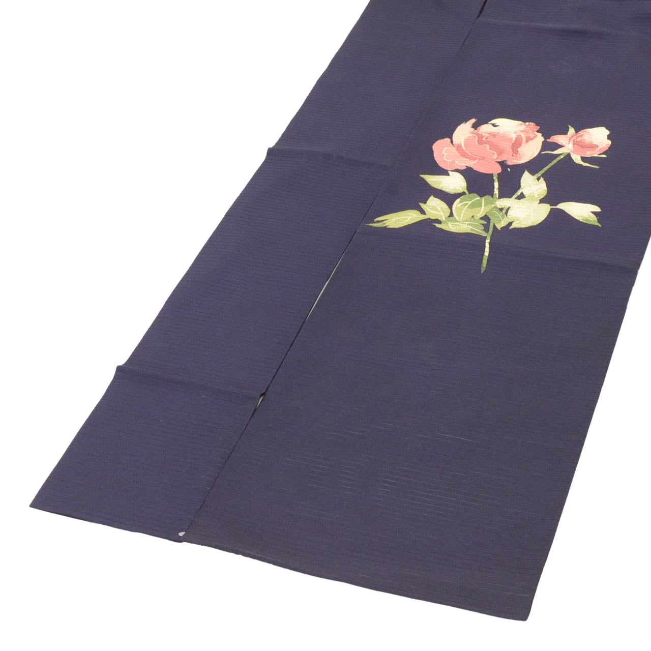 Vintage Japanese Obi | Summer Nagoya Obi | Purple Silk Ro | Floral | Dye-painted | Sustainable | uu1594b