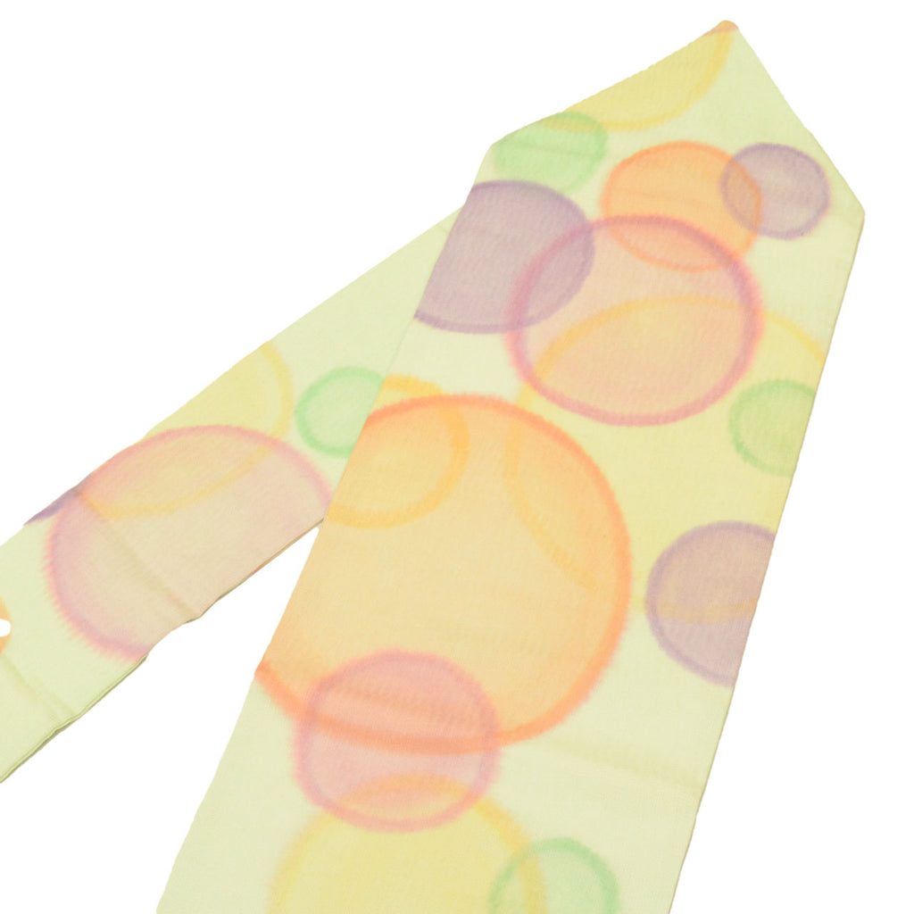 Vintage Japanese Obi | Nagoya Obi | Green Cotton | Circle Pattern | Dye-painted | Casual | Sustainable | uu1608b