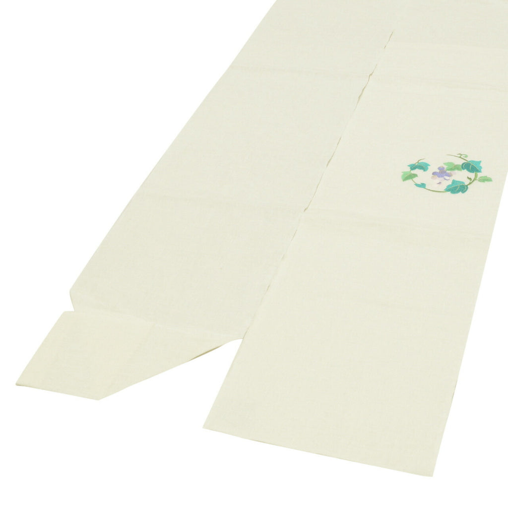 Vintage Japanese Obi | Nagoya Obi | Linen | Grape Pattern | Embroidery | Eight-sun | Casual | Sustainable | uu1613b