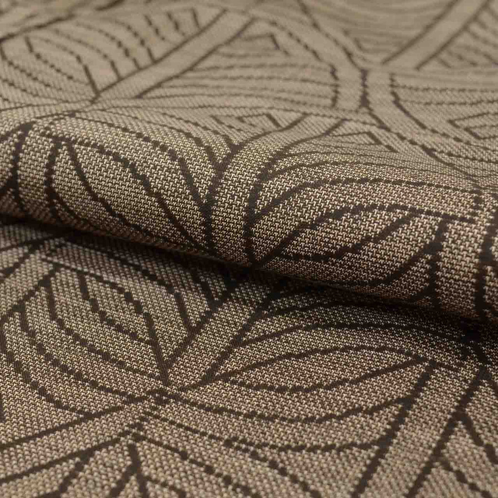 Vintage Japanese Kimono | Oshima Tsumugi | Brown Silk | Geometric | Mud-dyed | 9-thread | Kata-su | Unused | Size M | Sustainable | uu1632b