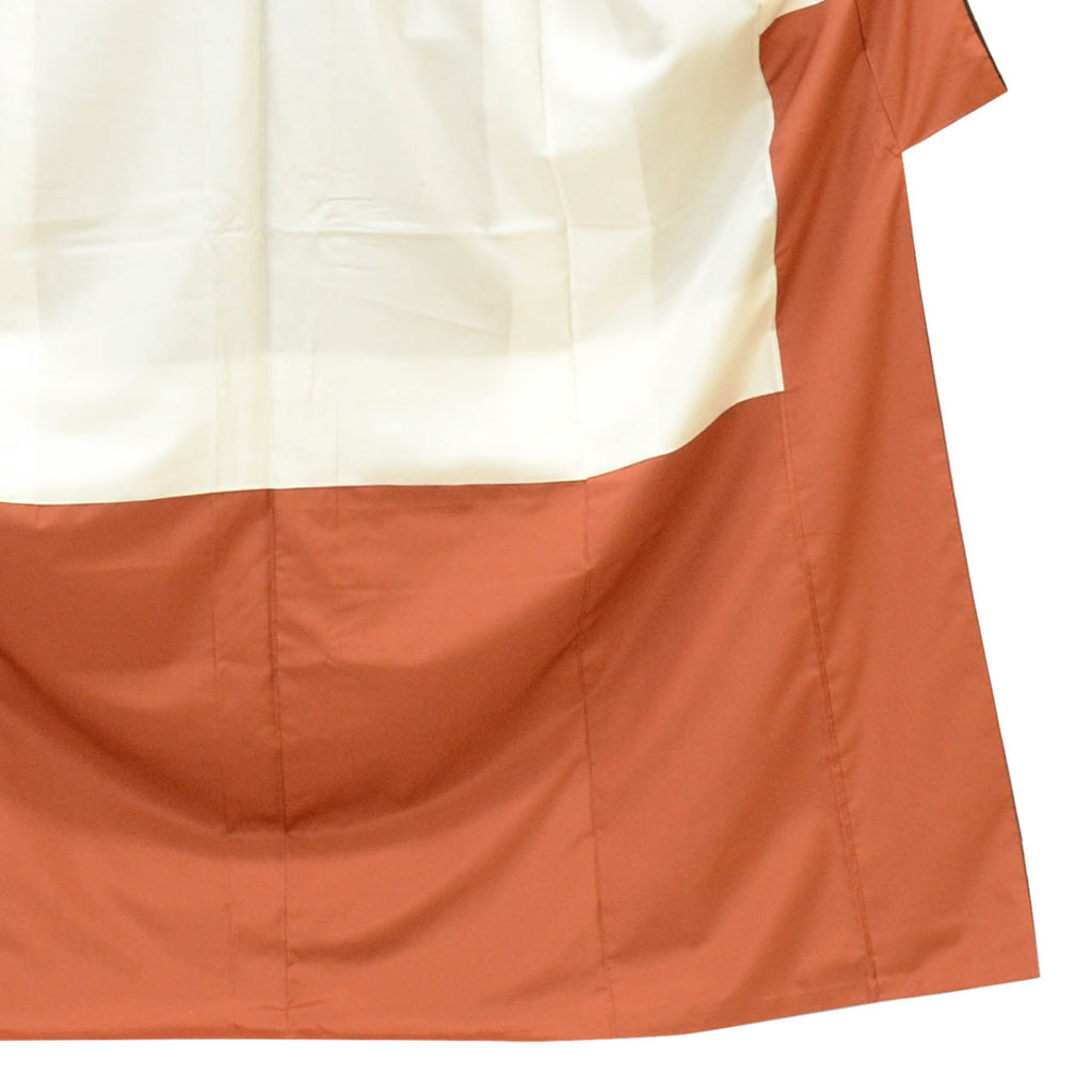 Vintage Japanese Kimono | Shiozawa Tsumugi | Brown Silk | Ichimatsu Checkerboard | Size L-L | Sustainable | uu1654b