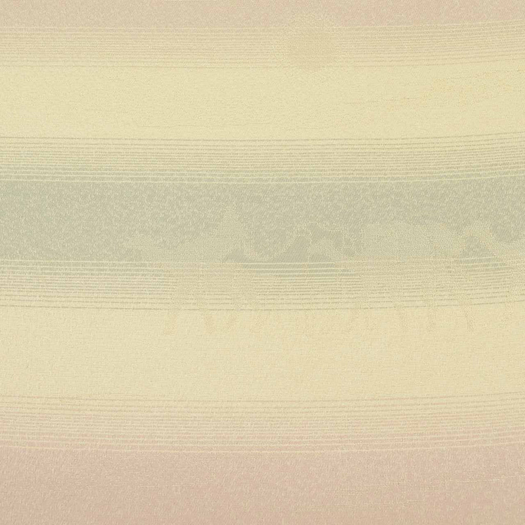 Vintage Japanese Obi | Fukuro Obi | White Pink Silver Silk | Stripe | Gold Silver Thread | Reversible | Sustainable | uu1695b