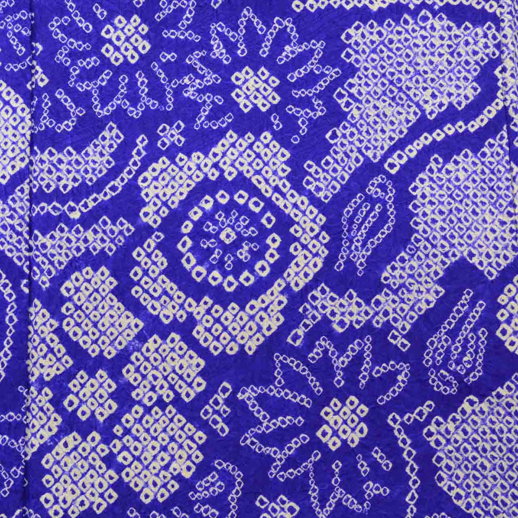 [Used] Recycled Kimono, Komon style, Pure Silk, Size L (Slightly Plus Size L), Good Condition, Length 162.5cm (64.0in), Sleeve Length 65.0cm (25.6in), Lined, Ready-made, Shibori (tie-dye) pattern, Purple, Floral design, uu1715b 