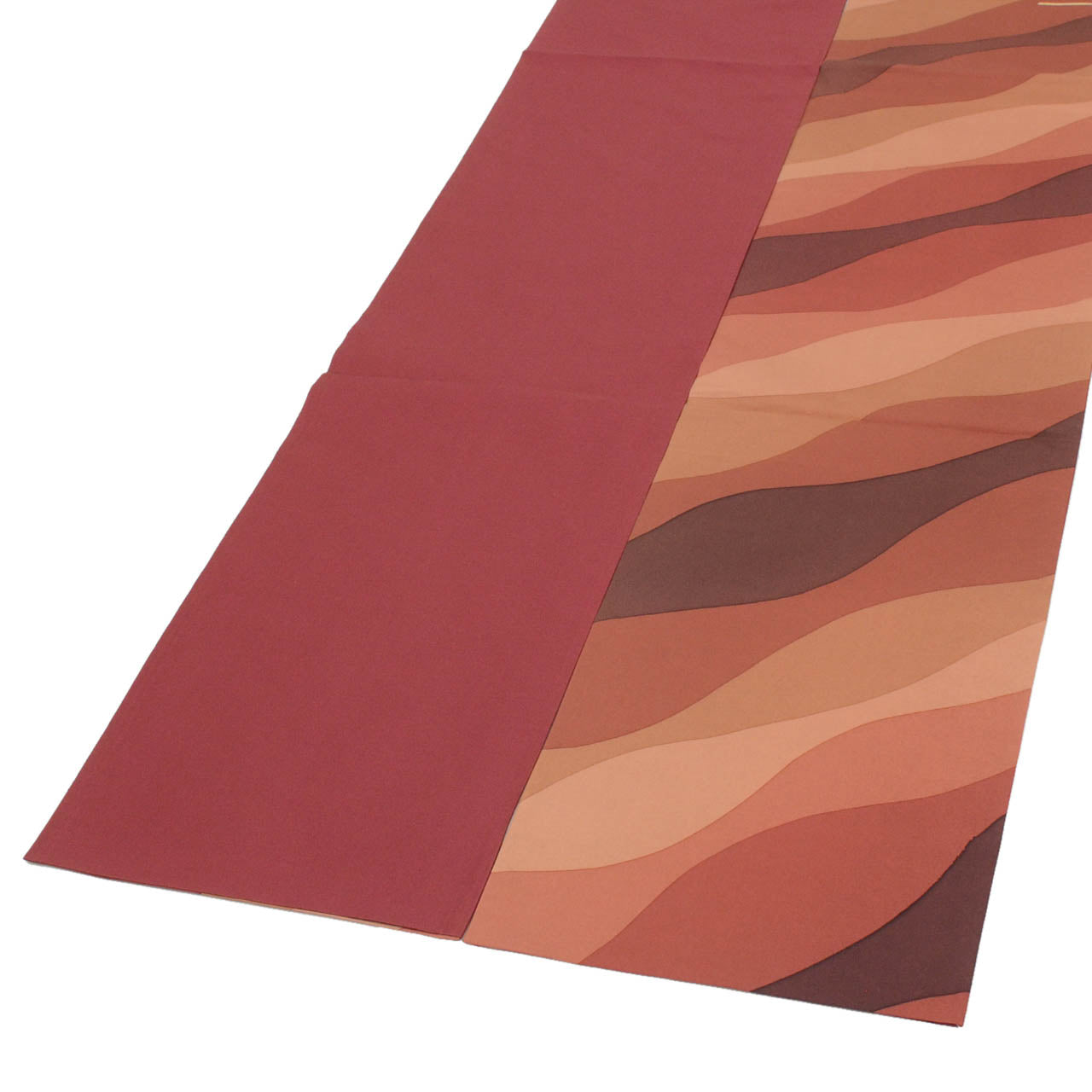 Vintage Japanese Obi | Sha-re Fukuro Obi | Silk Habutae | Pine | Dye-painted | Casual | Sustainable | uu1730b