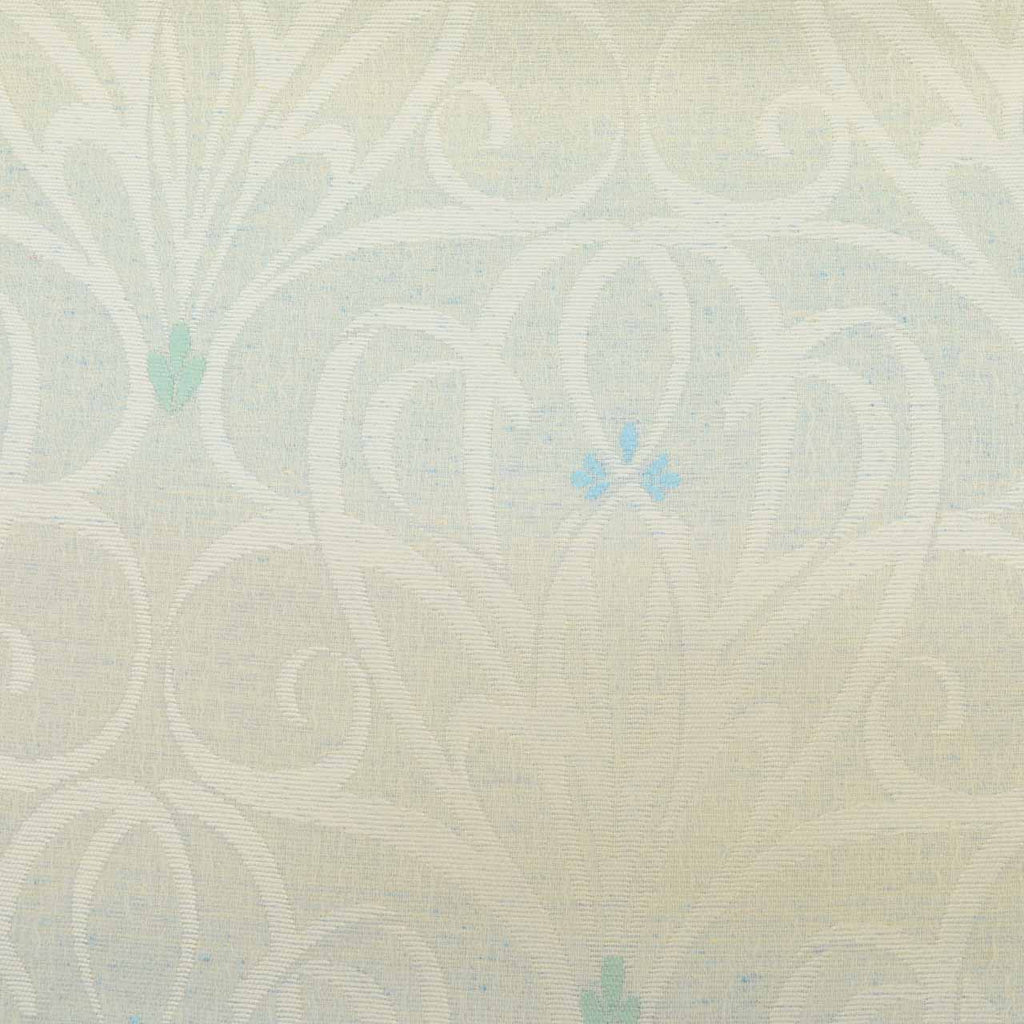 Vintage Japanese Obi | Summer Fukuro Obi | Blue Silk | Floral | Yamato | Excellent | Sustainable | uu1754b