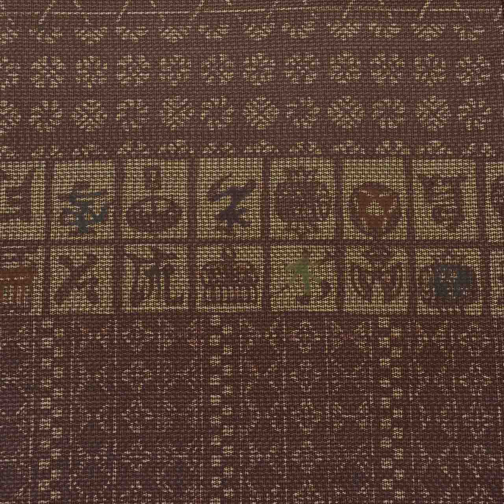 Vintage Japanese Kimono | Shima Oshima Tsumugi | Silk | Komon Dye | Tokyo Yuzen Artist Ito Yusui | Certified | Sustainable | uu1767b