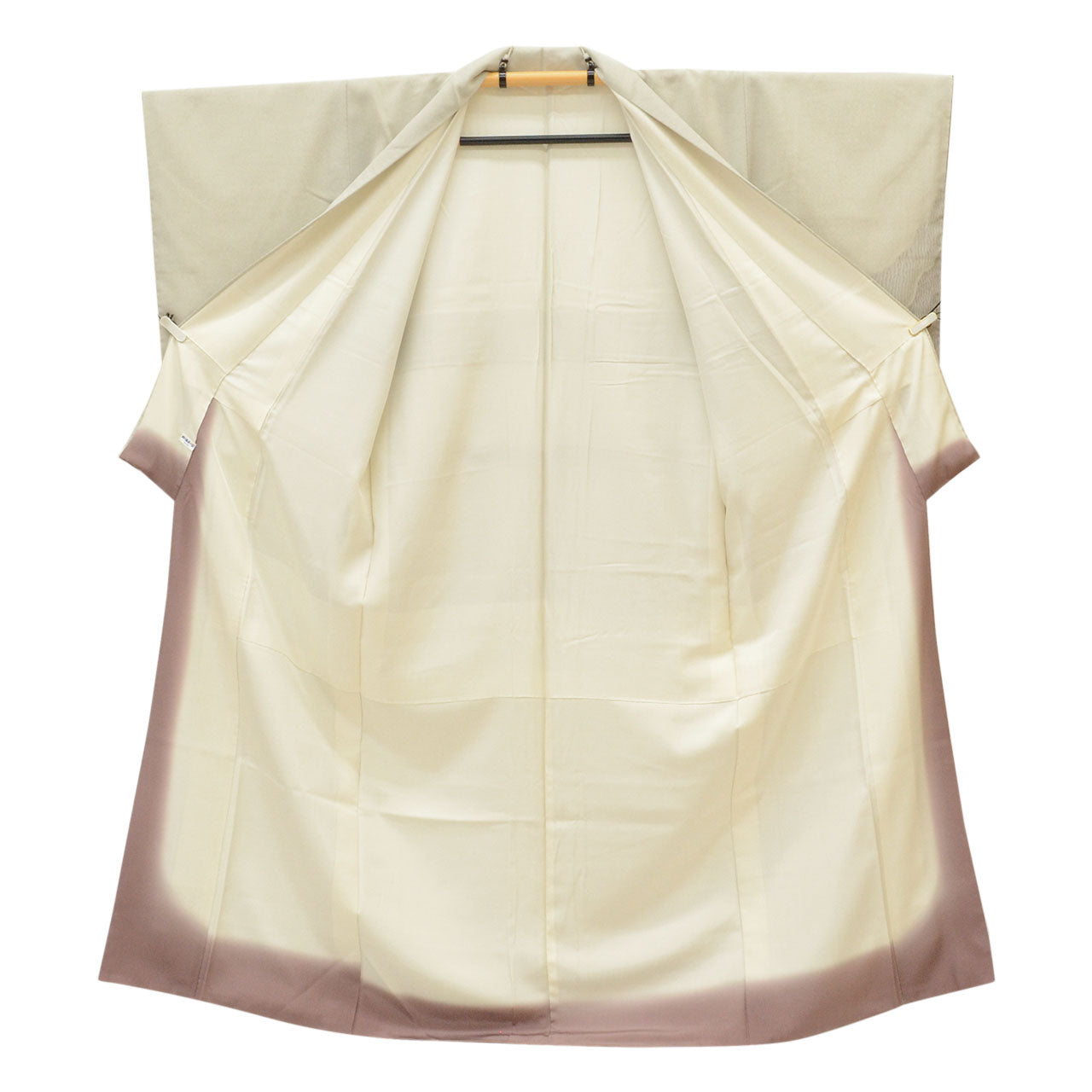 Vintage Japanese Kimono | Shiozawa Tsumugi | Gray Silk | Domyoji-dori | Tsukesage Pattern | Size M-L | Sustainable | Sustainable | uu1770b