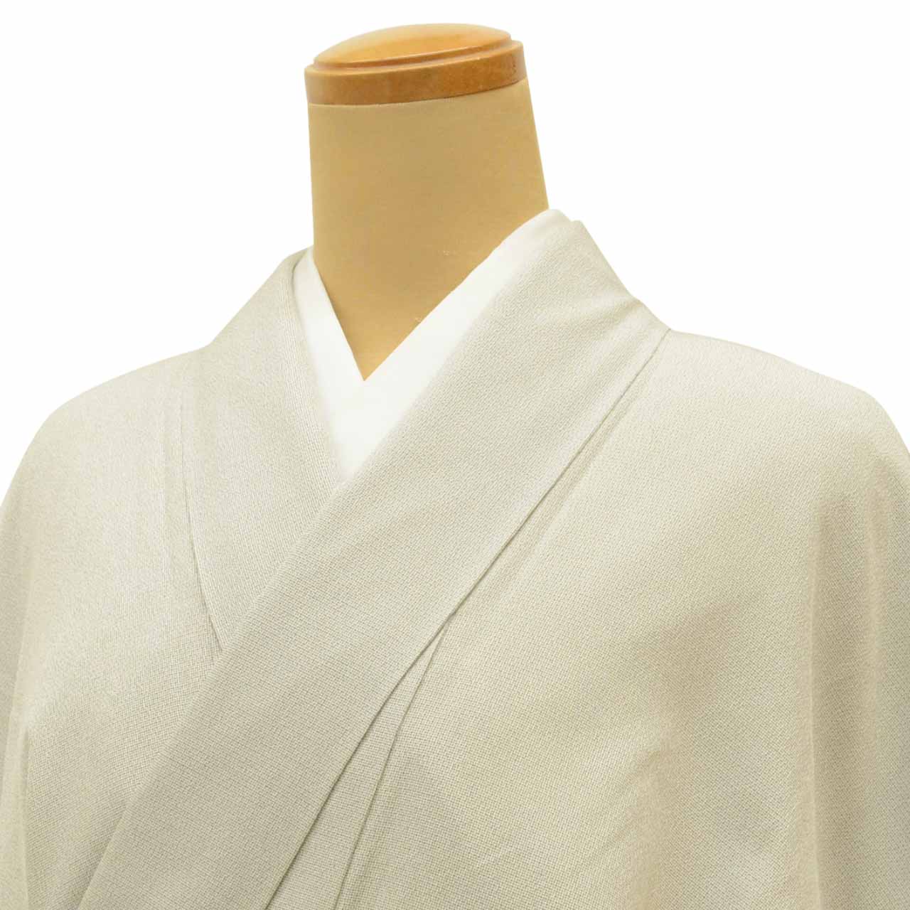 Vintage Japanese Kimono | Shiozawa Tsumugi | Gray Silk | Domyoji-dori | Tsukesage Pattern | Size M-L | Sustainable | Sustainable | uu1770b