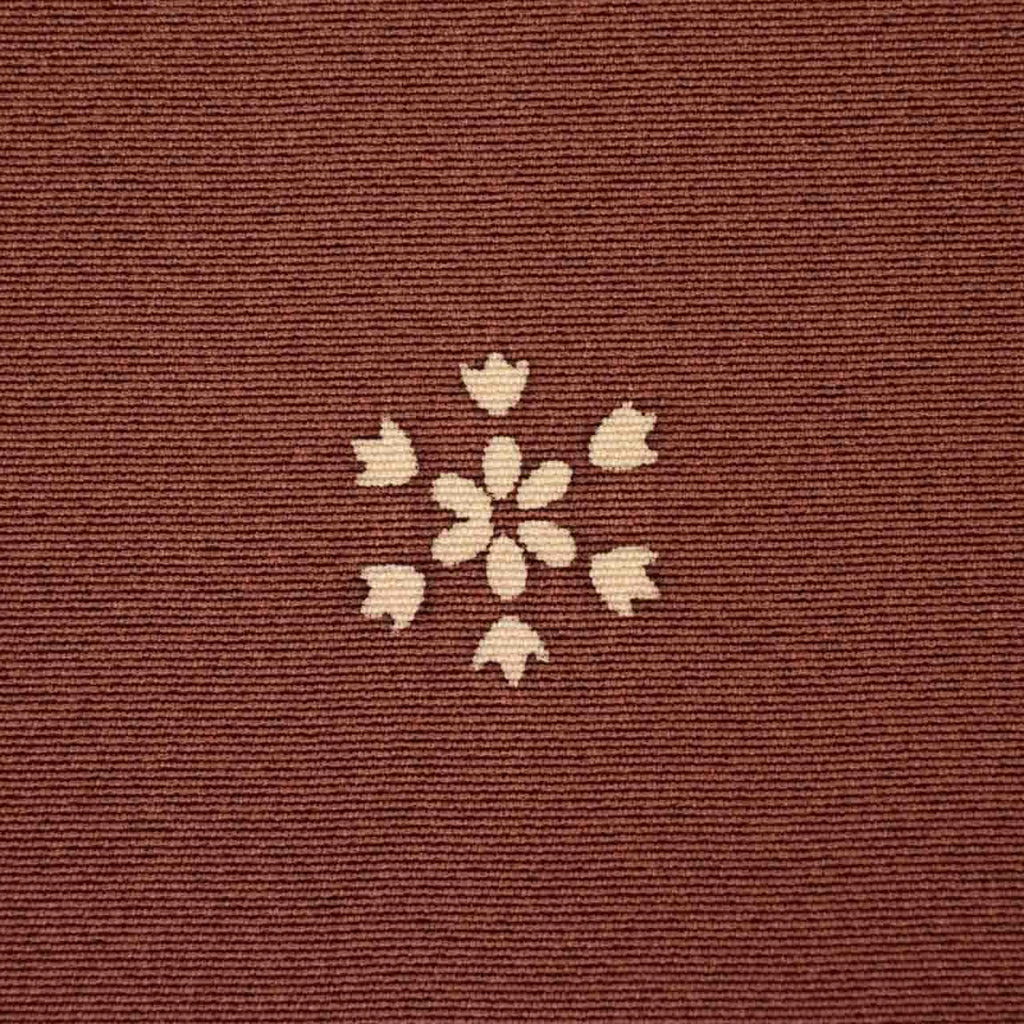[Used] Recycled Kimono, Komon style, Pure Silk, Size M, Good Condition, Length 158.3cm (62.3in), Sleeve Length 64.3cm (25.3in), Lined, Ready-made, Brown with Snowflake Pattern, Reused uu1789b 
