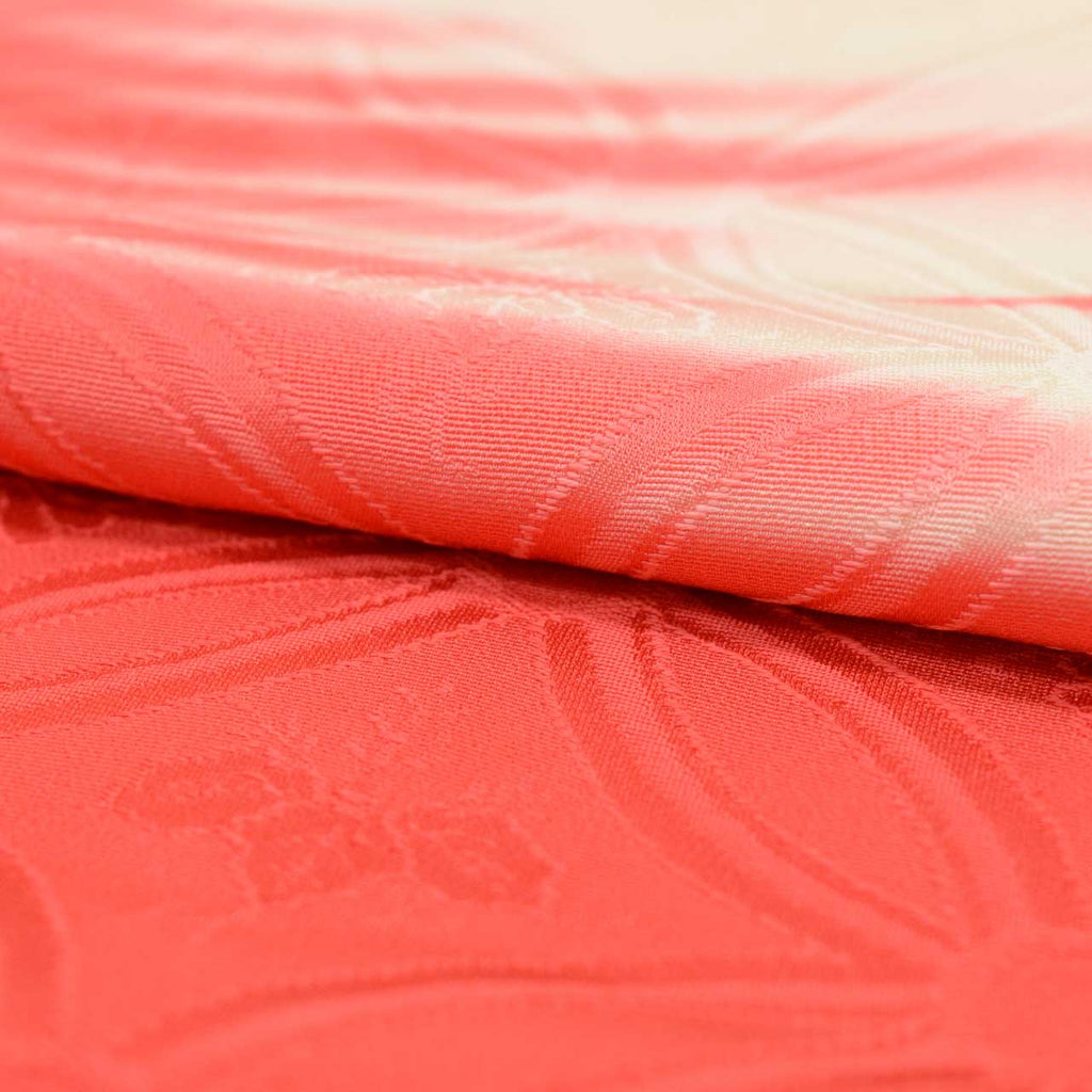 [Used] Recycled Kimono for Girls, Shichi-Go-San (7 years old), Single Kimono, Pure Silk, Ready-made, Sleeve Length 49.5cm (19.5in), Body Length 135.0cm (53.1in), Pink, Shippo (seven treasures) pattern, uu1800b 