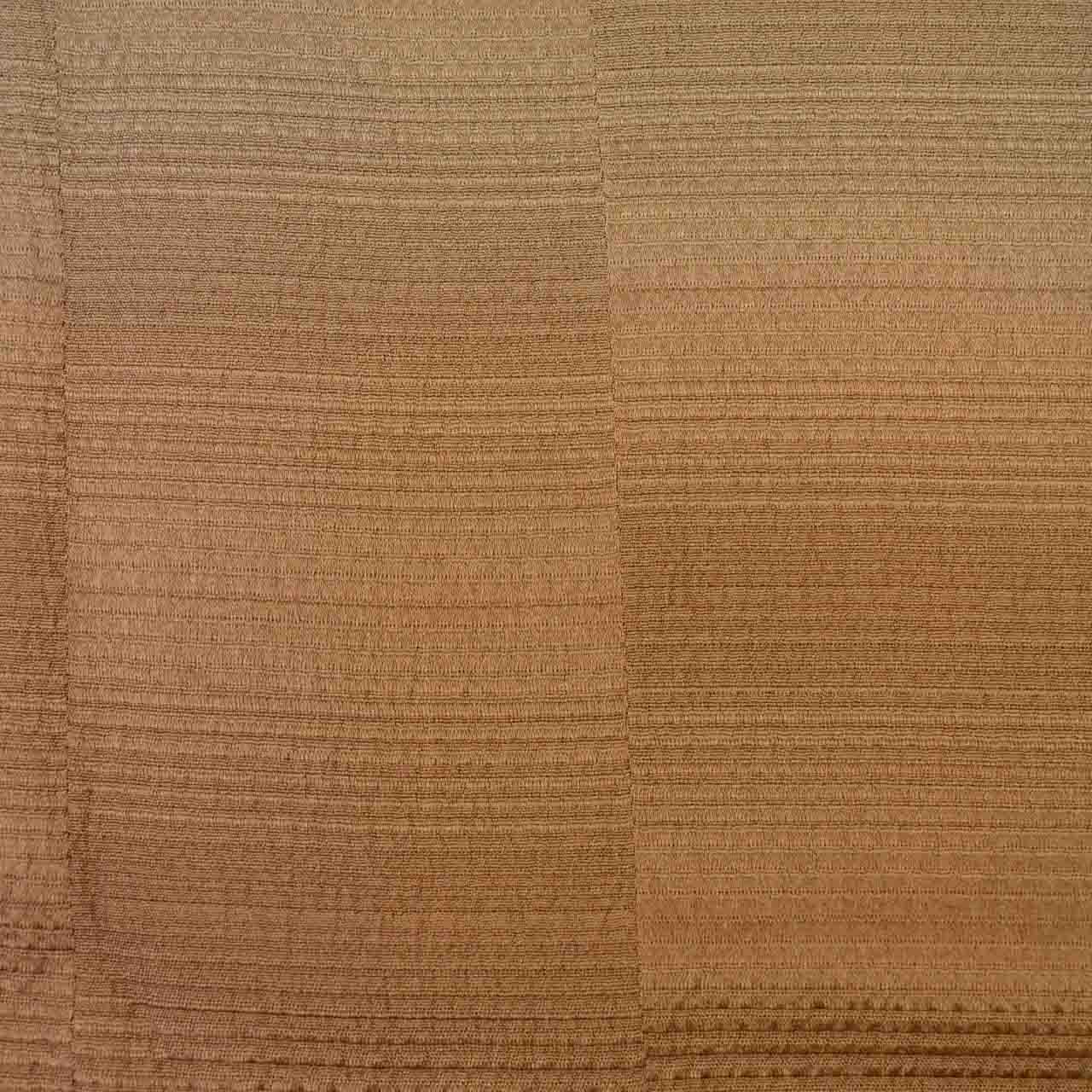 Vintage Japanese Kimono | Michiyuki Coat | Brown Silk | Lattice Pattern | Sustainable | uu1828b