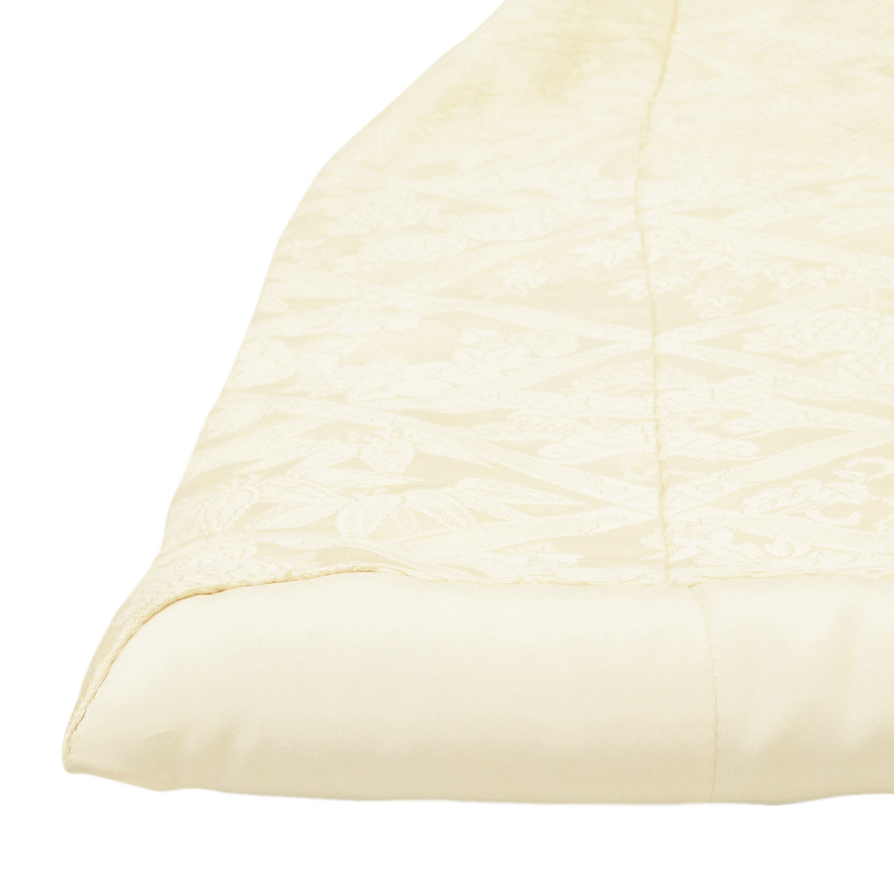 Vintage Japanese Kimono | Shiromuku | Cream Silk | Shikkunshi Golden Pheasant | Kara-ori | Size L | Sustainable | uu1891b