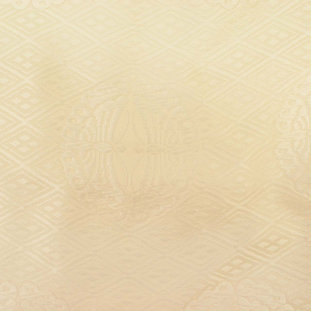 Vintage Japanese Kimono | Shiromuku | White Silk | Butterfly Diamond | Junihitoe Style | Kara-ori | Tall Size LL | Sustainable | uu1892b
