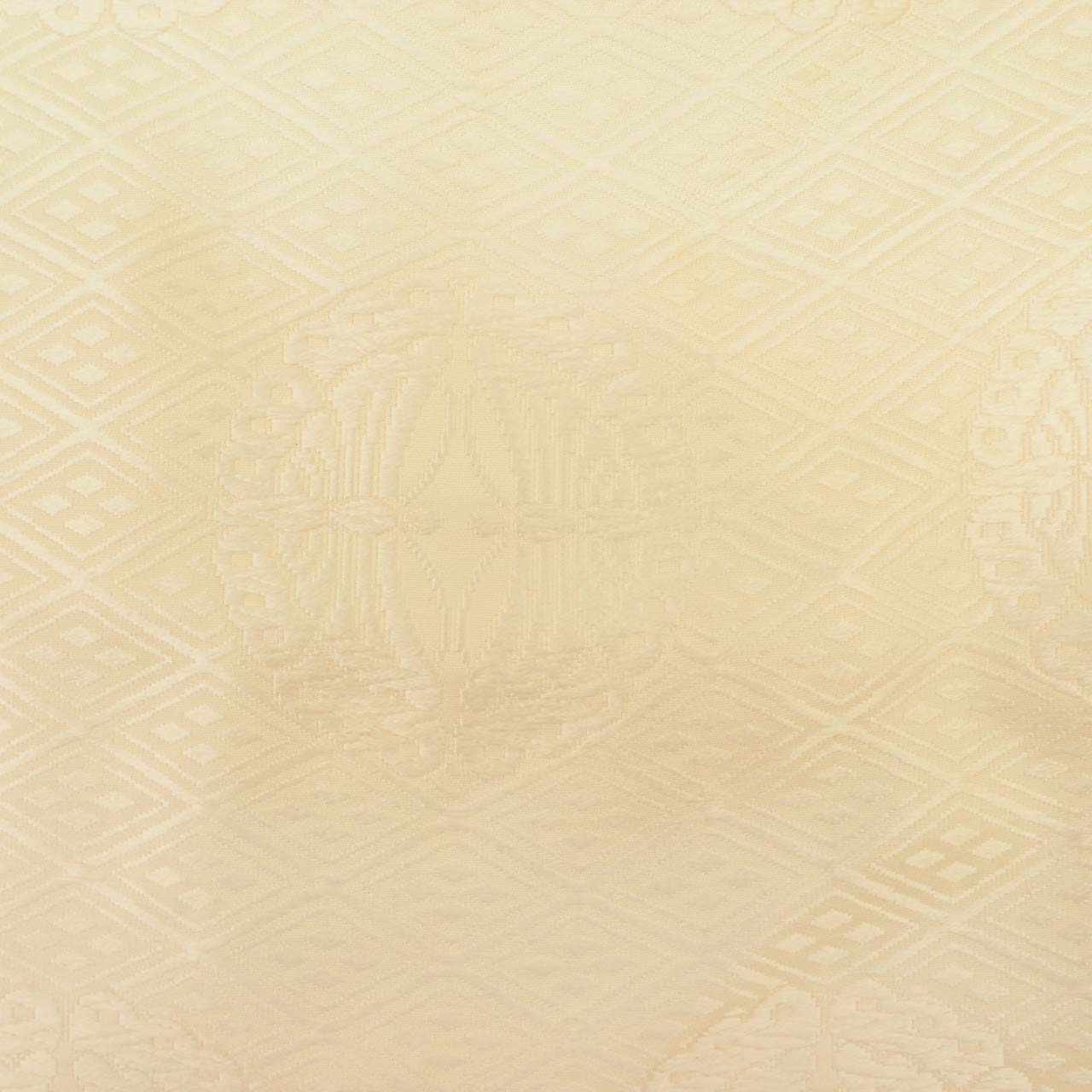 Vintage Japanese Kimono | Shiromuku | White Silk | Butterfly Diamond | Junihitoe Style | Kara-ori | Tall Size LL | Sustainable | uu1892b