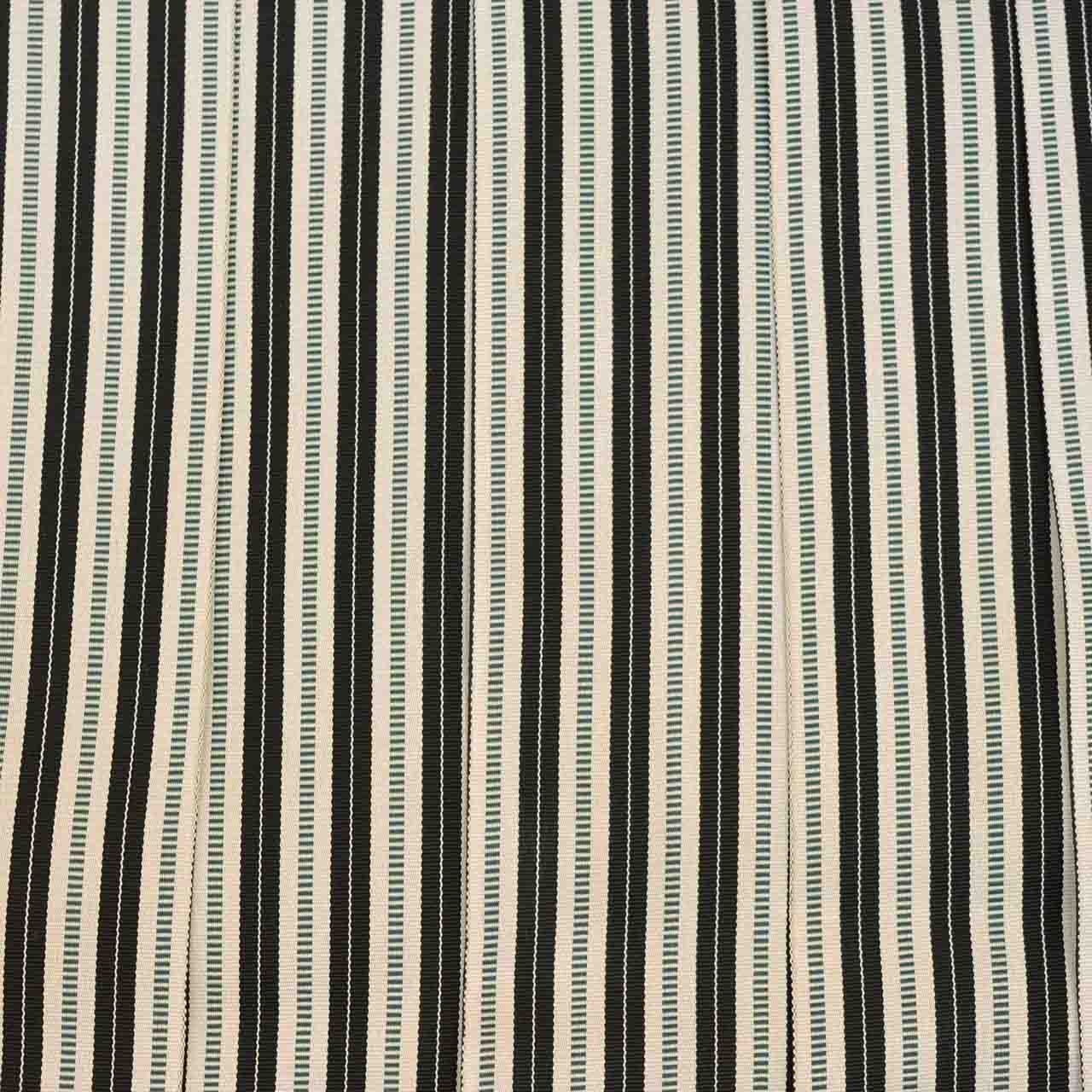 [Used] Men's Hakama (traditional Japanese trousers) - Single Item - Pure Silk - Recycled - Gray with Stripe Pattern - Andon Hakama (traditional Japanese trousers) - Men's Kimono/Hakama - uu1895b 