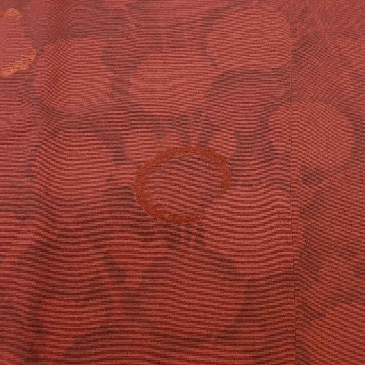 Vintage Japanese Kimono | Michiyuki Coat | Purple Red Silk | Floral Embroidery | Unused | Sustainable | uu1902b