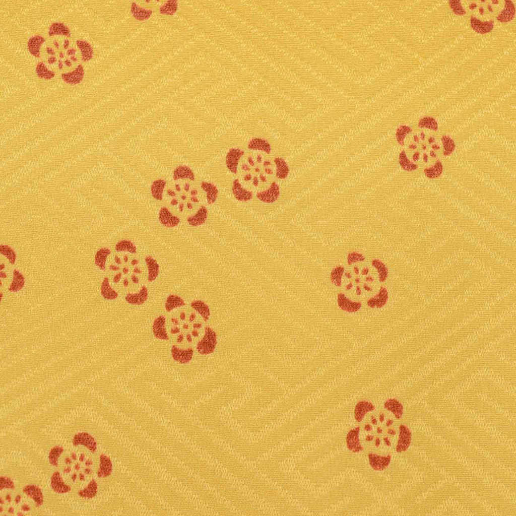 Vintage Japanese Kimono | Women's Nagajuban | Brown Silk | Floral Pattern | Sustainable | uu1913b