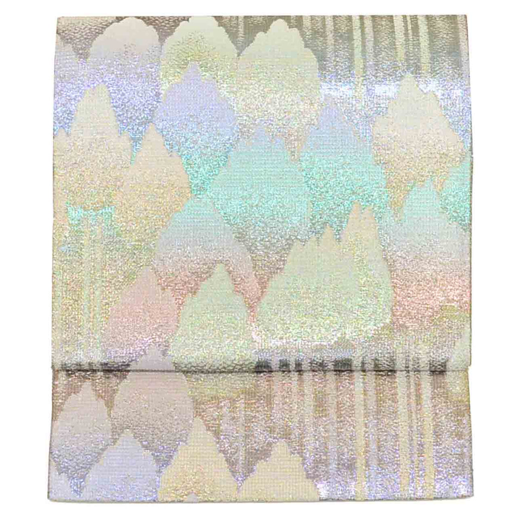 Vintage Japanese Obi | Fukuro Obi | Silk | Tree Pattern | Hikihaku | Sawari Sadamu | Special Selection | Sustainable | uu1969b