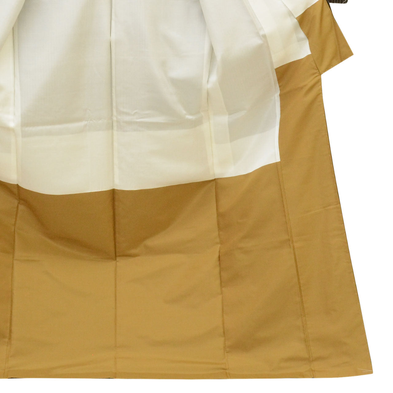 Vintage Japanese Kimono | Oshima Tsumugi | Brown Silk | Stripe | Harebare Guard | Unused | Tall Size LL | Sustainable | uu2037b