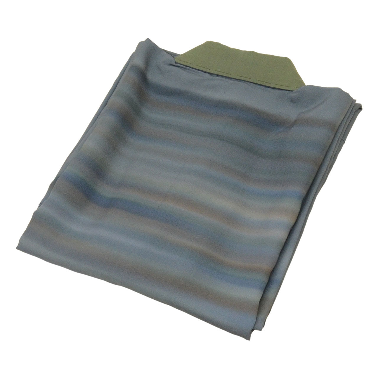 [Used] Recycled Kimono and Haori Set Ensemble for Men, Oshima Tsumugi Silk, Unused, Sleeve Length 69.5cm, Body Length 146cm, Size L, Navy Blue, Tortoiseshell Pattern, Includes Nagajuban (undergarment), Obi (sash), and Haori Cord. (uu2050b) 