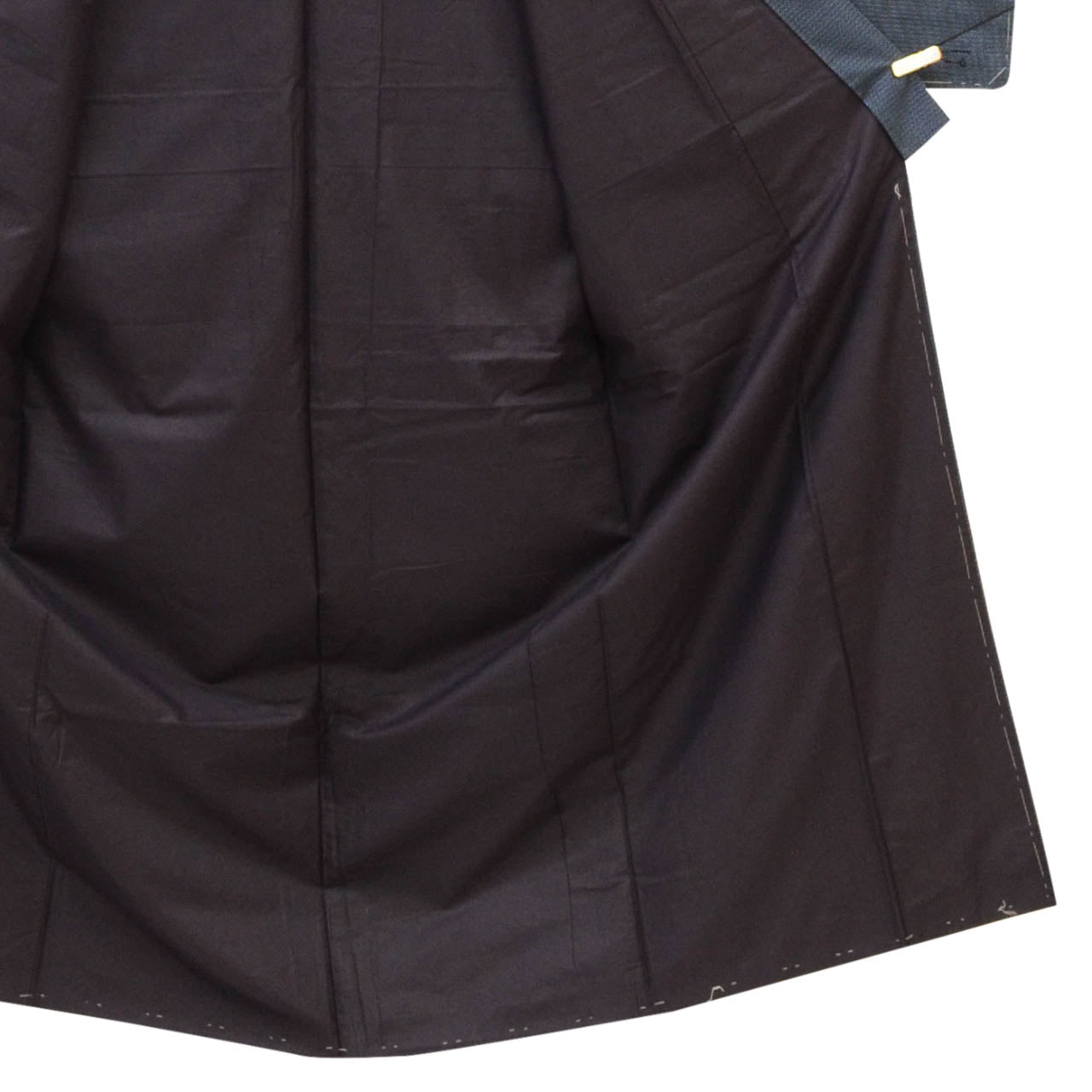[Used] Recycled Kimono and Haori Set Ensemble for Men, Oshima Tsumugi Silk, Unused, Sleeve Length 69.5cm, Body Length 146cm, Size L, Navy Blue, Tortoiseshell Pattern, Includes Nagajuban (undergarment), Obi (sash), and Haori Cord. (uu2050b) 