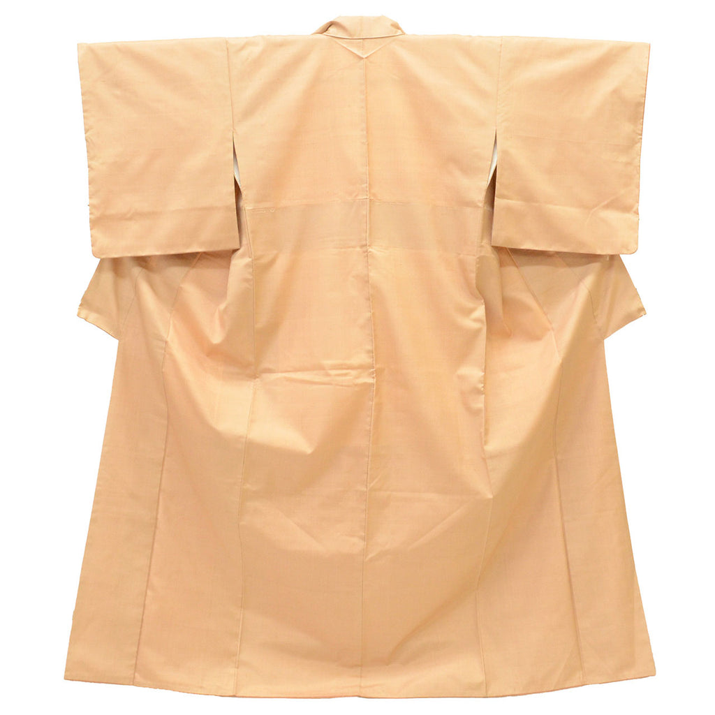 Vintage Japanese Kimono | Yuki Tsumugi | Brown Silk | Solid | UNESCO Heritage | Size M | Sustainable | uu2148b