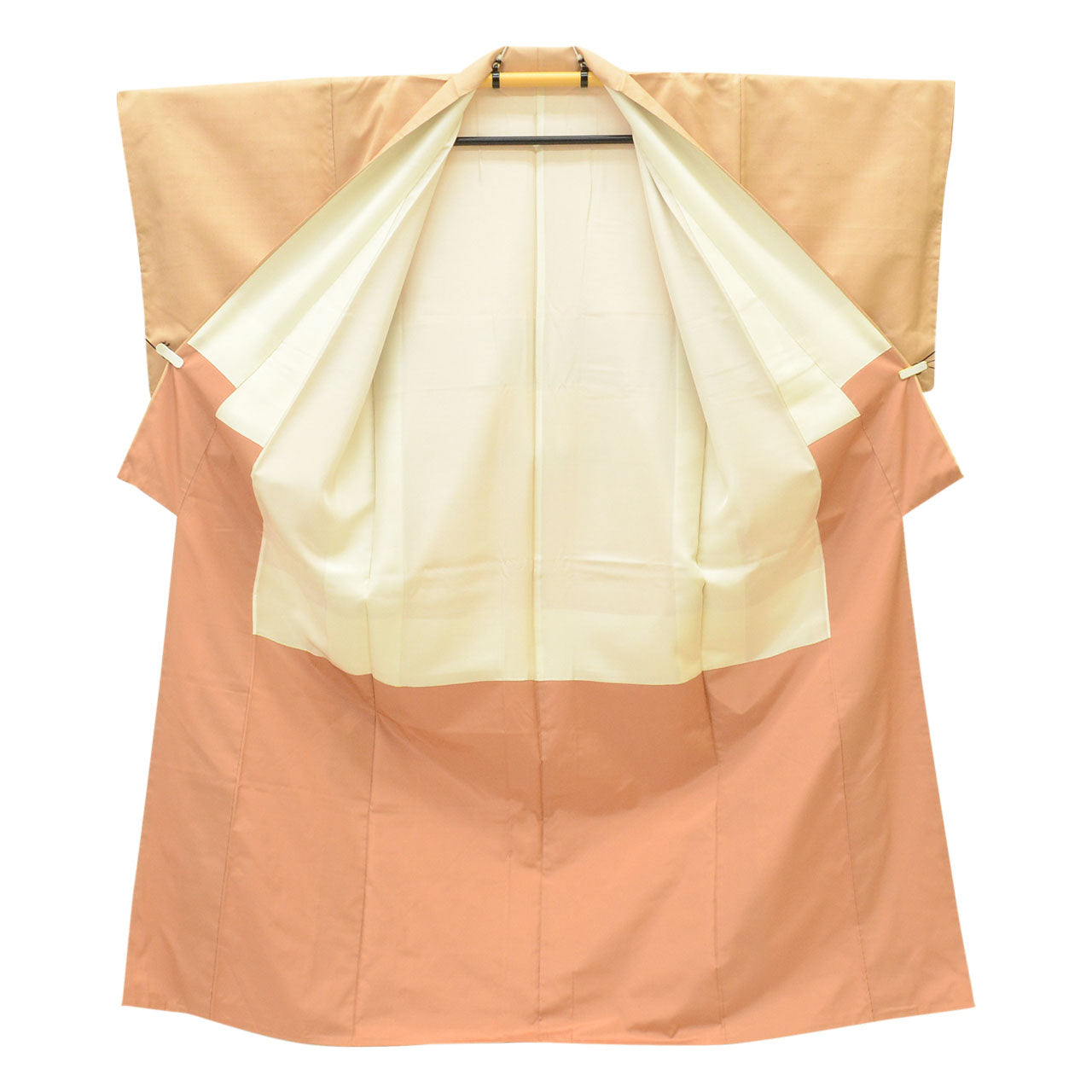 Vintage Japanese Kimono | Yuki Tsumugi | Brown Silk | Solid | UNESCO Heritage | Size M | Sustainable | uu2148b