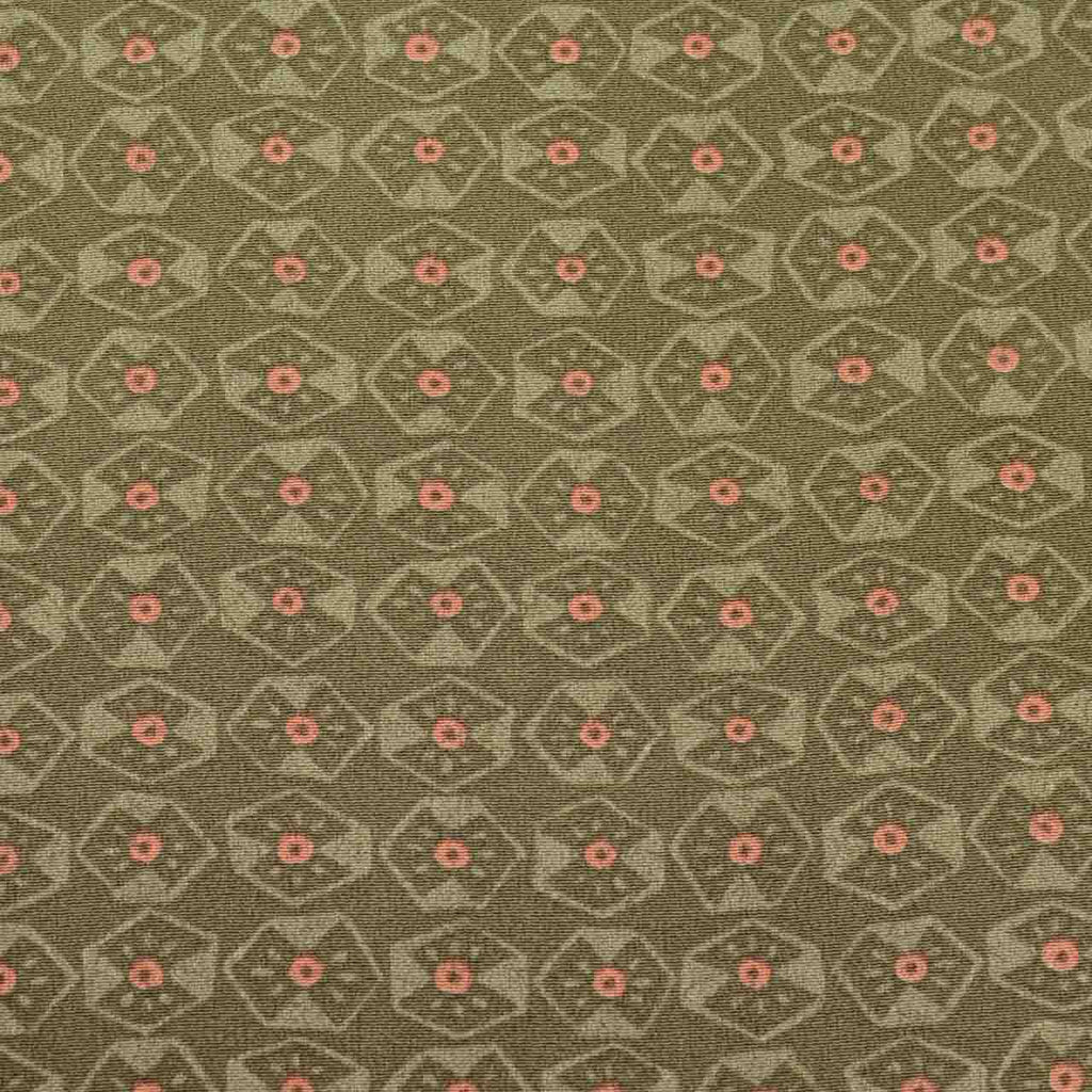 [Used] Recycled Kimono, Komon style, Pure Silk, Size M (Slightly Plus Size L), Excellent Condition, Length 160.2cm (63.1in), Sleeve Length 64.5cm (25.4in), Lined, Ready-made, Green, Tortoiseshell Pattern, Silk, Reused Kimono, uu2160b 