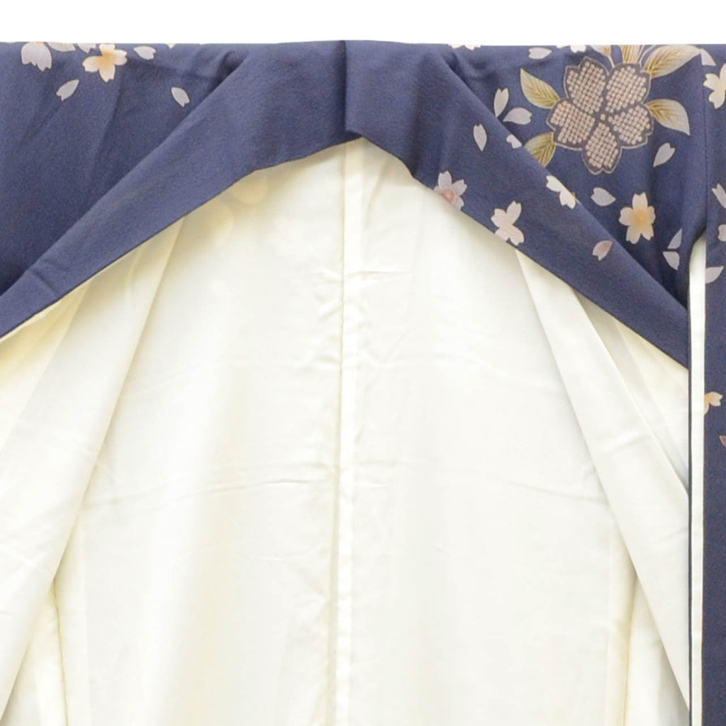 [Used] Recycled Kimono, Furisode (long-sleeved kimono), Vintage Furisode, Pure Silk, Size M (slightly larger than L), Special Item, Length 156.5cm (61.6in), Sleeve Length 64.0cm (25.2in), Lined, Reused uu2169b 