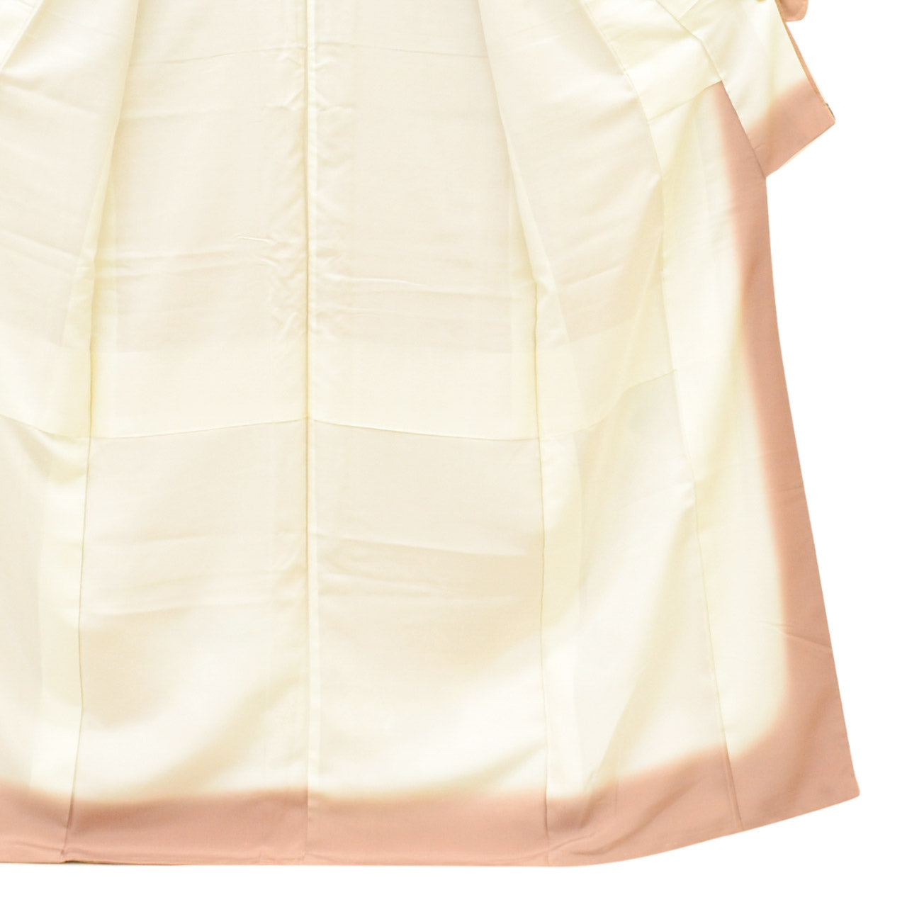 Vintage Japanese Kimono | Tsukesage | Pink Silk | Fan Paper Drum Pattern | Gold Foil | Unused | Size M | Sustainable | uu2178b