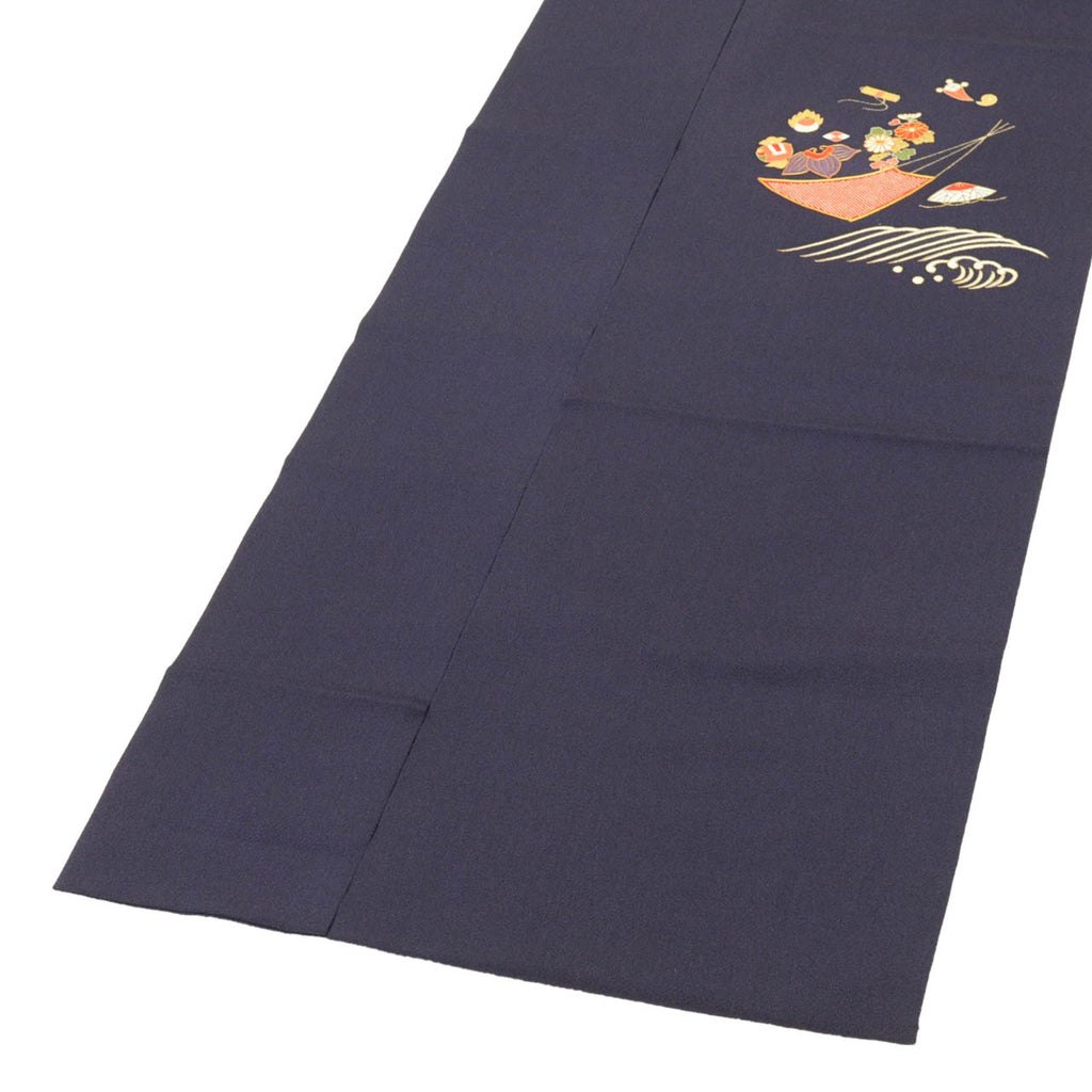 Vintage Japanese Obi | Nagoya Obi | Purple Silk Crepe | Takarazukushi | Gold Embroidery | Echigoya | Excellent | Sustainable | uu2187b