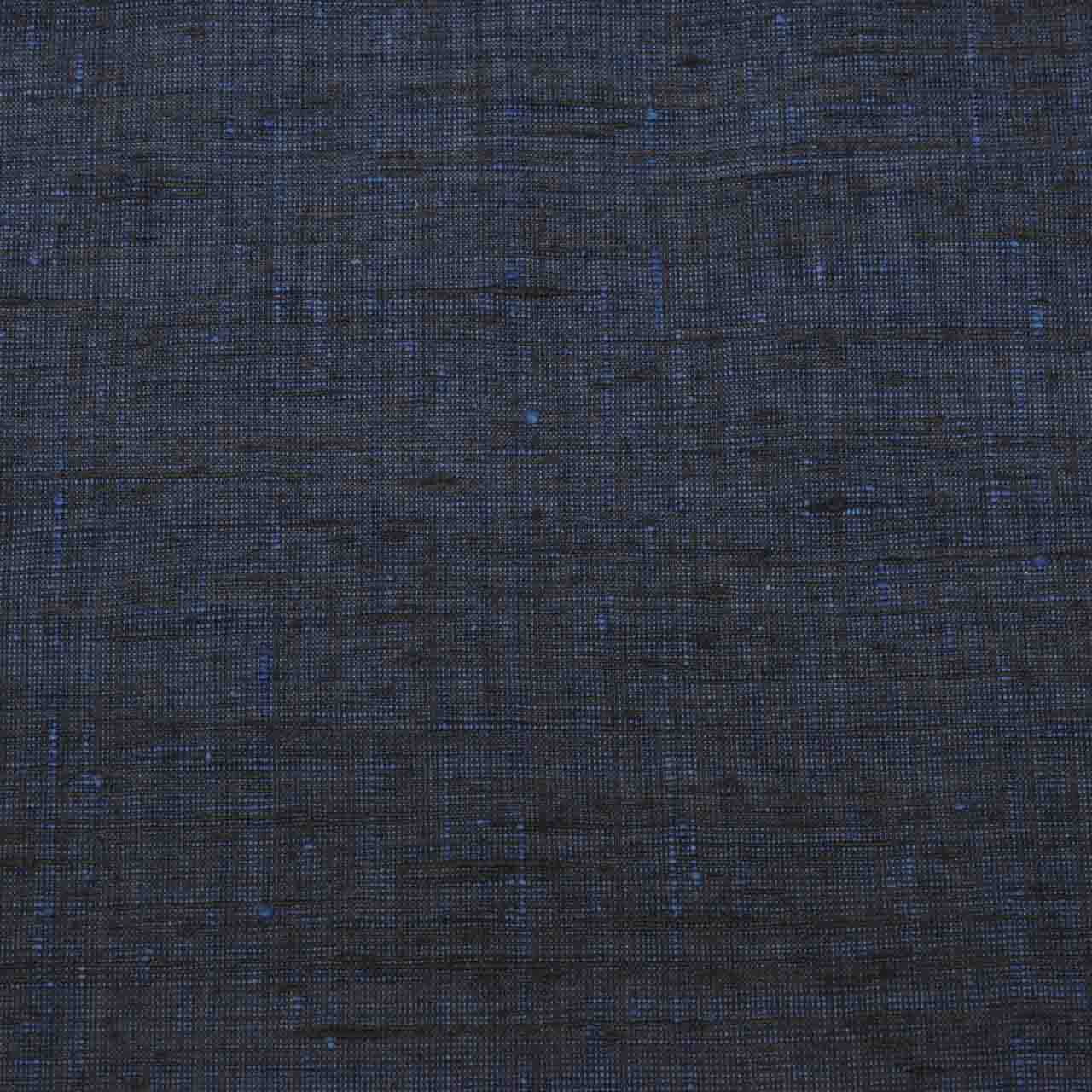Vintage Japanese Kimono | Men's Tsumugi Ensemble | Navy Silk | Unused | With Himo | Size L | Sustainable | uu2191b