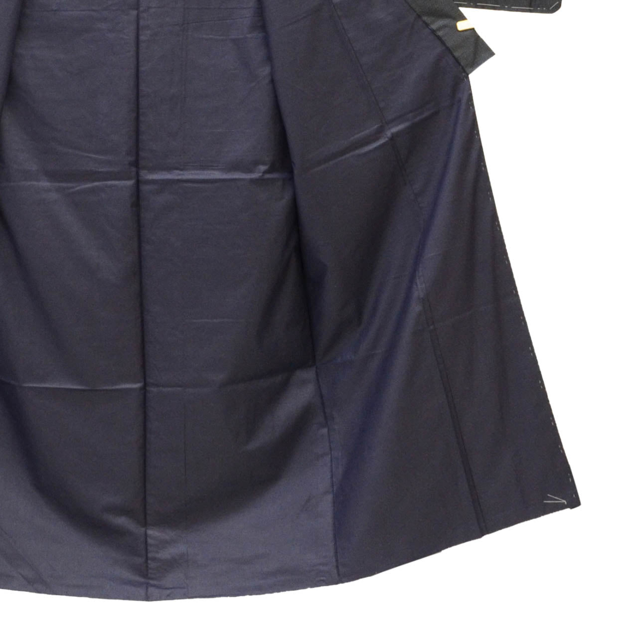 [Used] Recycled Kimono and Haori Set Ensemble for Men, Oshima Tsumugi Silk, Unused, Sleeve Length 72.6cm (28.6in), Body Length 147.0cm (57.9in), Size L, Navy Blue, Tortoiseshell Pattern, with Haori Cord, Men's uu2194b 