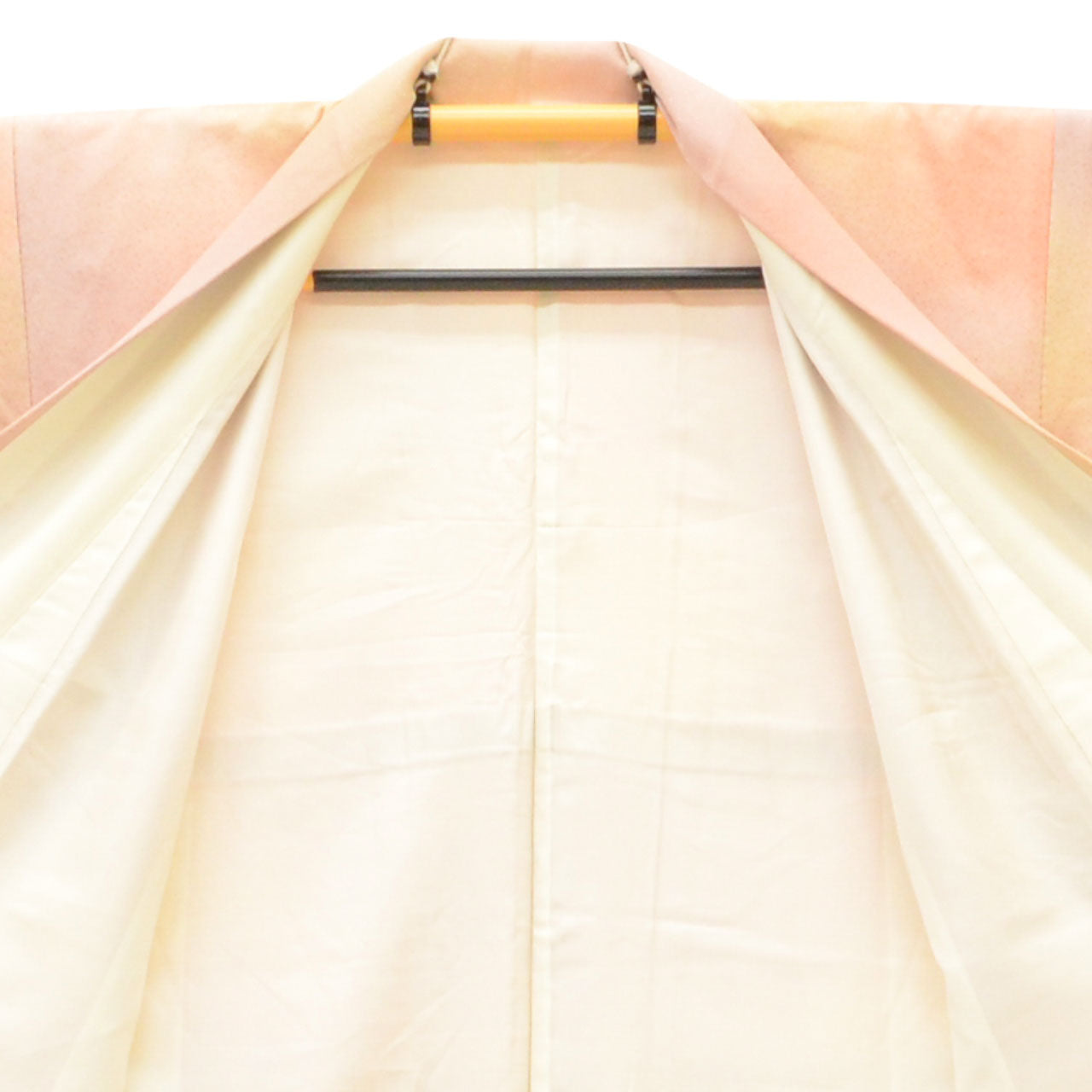 [Used] Recycled Kimono, Komon Kimono, Pure Silk, Size M, Excellent Condition, Length 159.5cm (62.8in), Sleeve Length 64.5cm (25.4in), Lined, Ready-made, Beautiful Condition, Purple Gradation, SILK, Reuse uu2216b 
