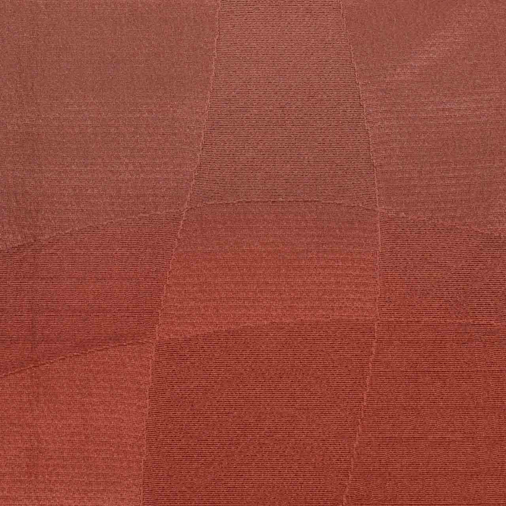 Vintage Japanese Kimono | Michiyuki Coat | Brown Silk | Geometric Bokashi | Unused | Excellent | Sustainable | uu2236b