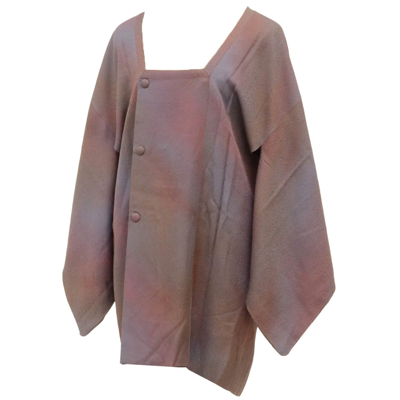 Vintage Japanese Kimono | Michiyuki Coat | Purple Silk | Bokashi Gradient | Fukure-ori | Reversible | Excellent | Sustainable | uu2240b