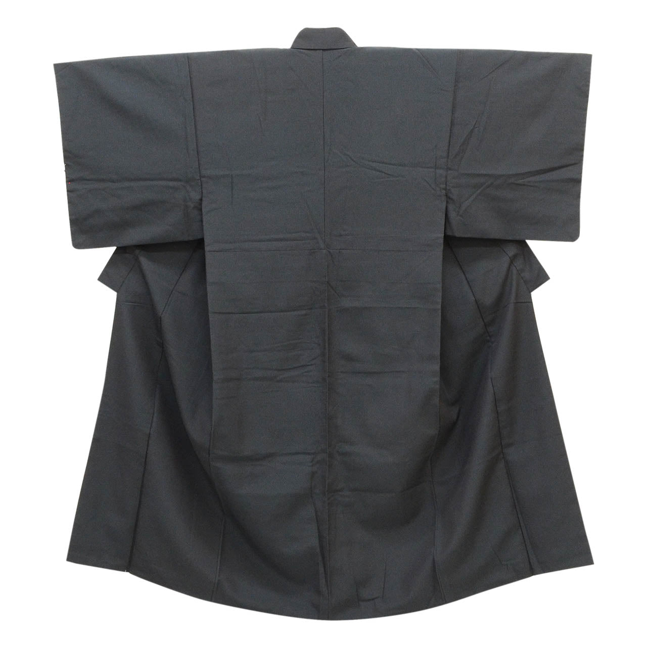 [Used] Recycled Kimono and Haori Ensemble for Men, Komon Silk, Sleeve Length 66.0cm (26.0in), Body Length 141.5cm (55.7in), Size M, Navy Blue, Men's uu2278b 