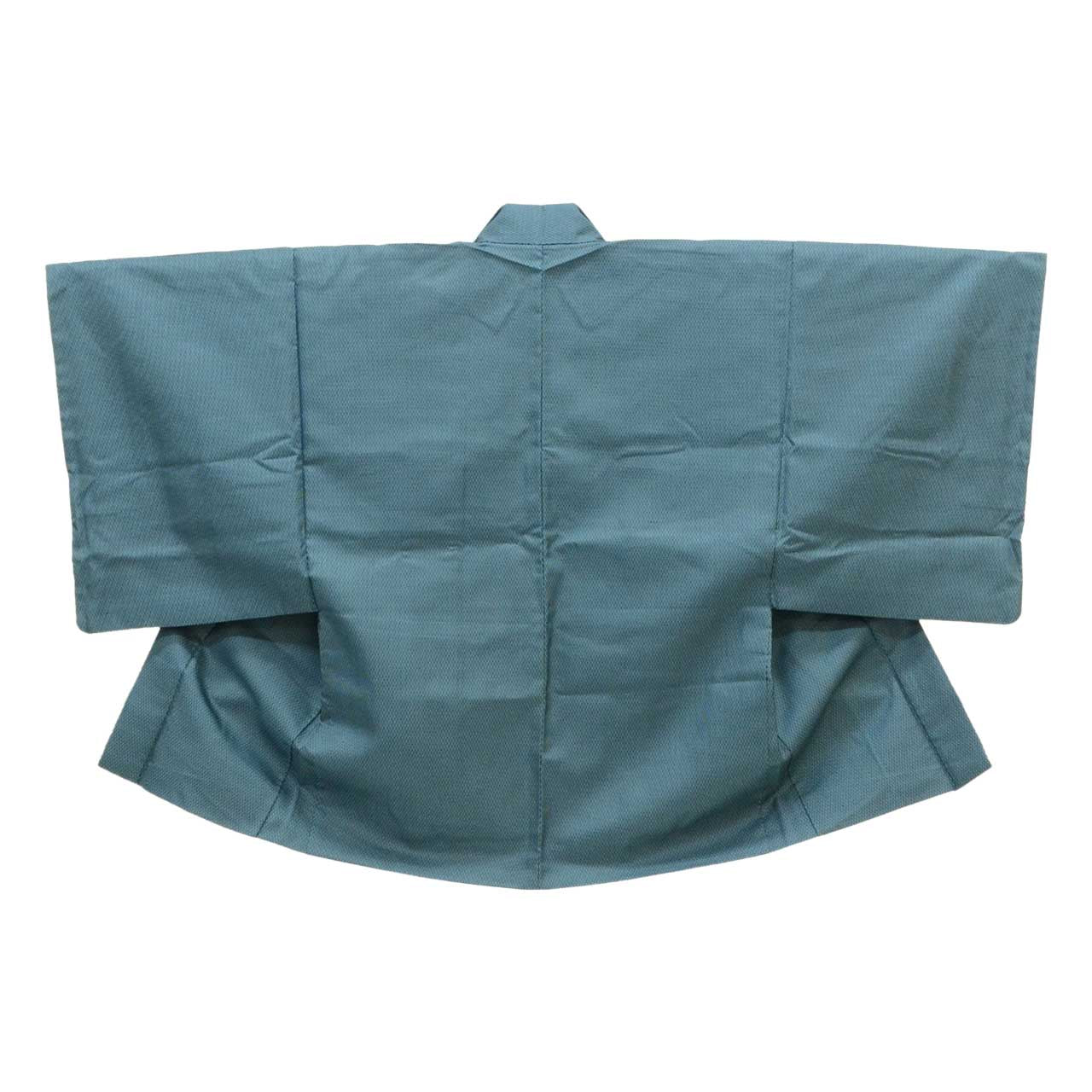 [Used] Recycled Kimono and Haori Ensemble for Men, Oshima Tsumugi Silk, Unused, Sleeve Length 65.0cm (25.6in), Body Length 140.0cm (55.1in), Size M, Green, Tortoiseshell Pattern, Men's uu2280b 